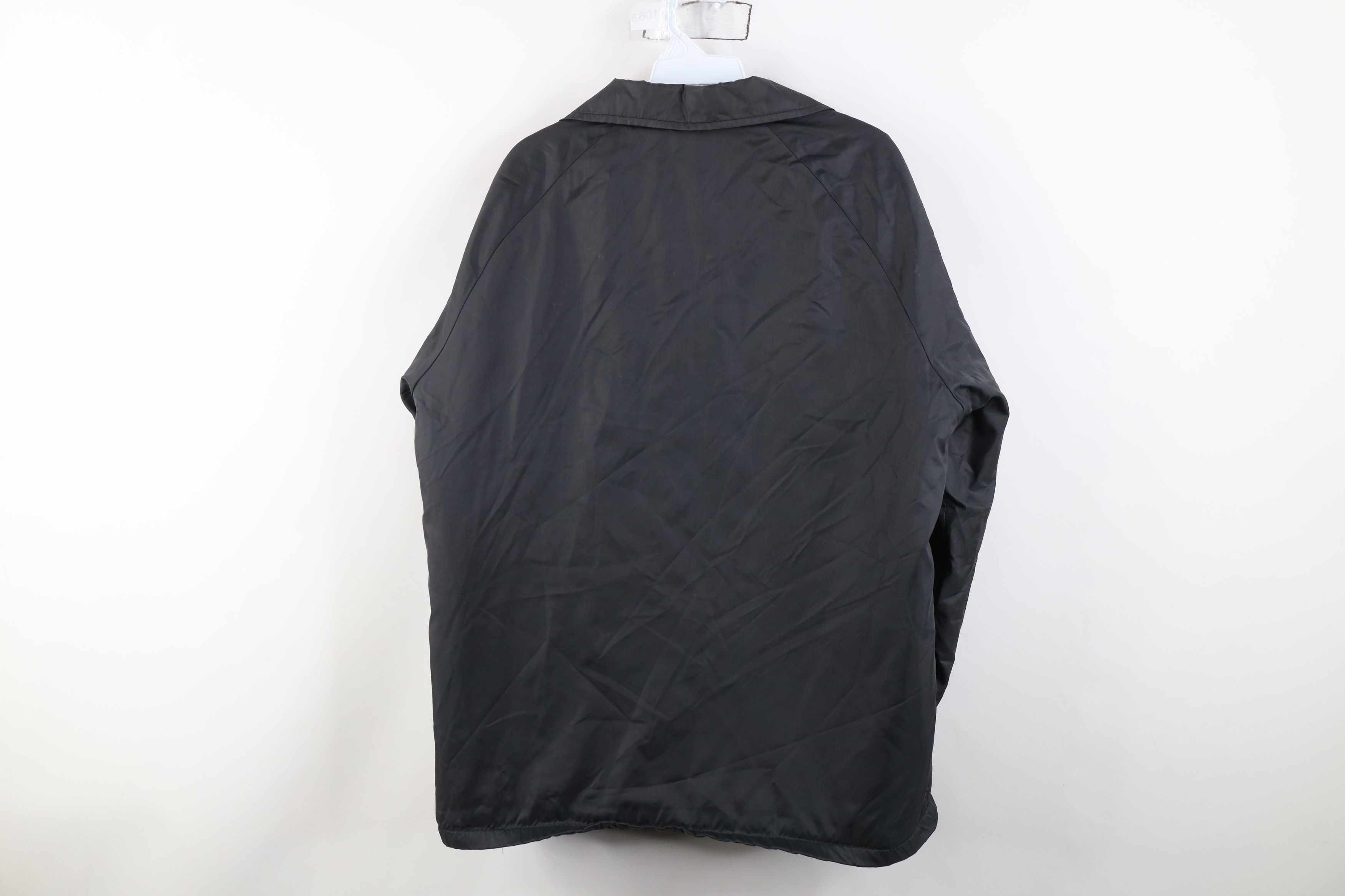 Vintage Vintage 70s Streetwear Lined Coach Coaches Jacket Black USA Size US M / EU 48-50 / 2 - 14 Thumbnail