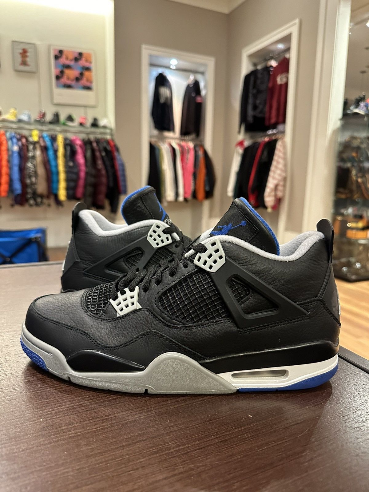 Air jordan 4 motorsport black online