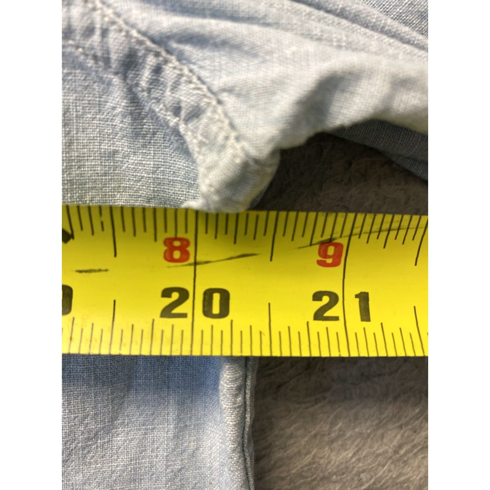 Abercrombie & Fitch VINTAGE Abercrombie & Fitch Denim Shirt Men Adult Medium Light Blue Casual Button-Up Long Sleeve Size US M / EU 48-50 / 2 - 6 Thumbnail