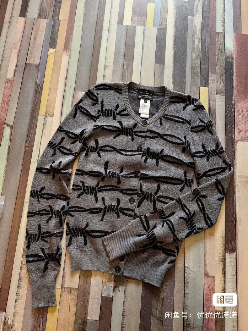 Vivienne Westwood Vivienne Westwood Blacklisted knitted cardigan Size M / US 6-8 / IT 42-44 - 1 Thumbnail