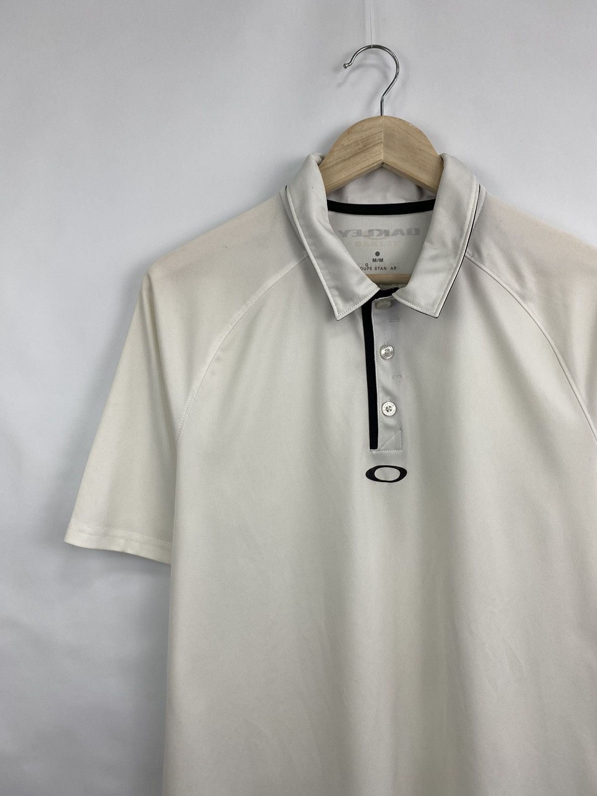 Oakley 🇺🇸 Vintage Oakley Polo T-Shirt Rare Retro Hype Y2K Size US M / EU 48-50 / 2 - 2 Thumbnail