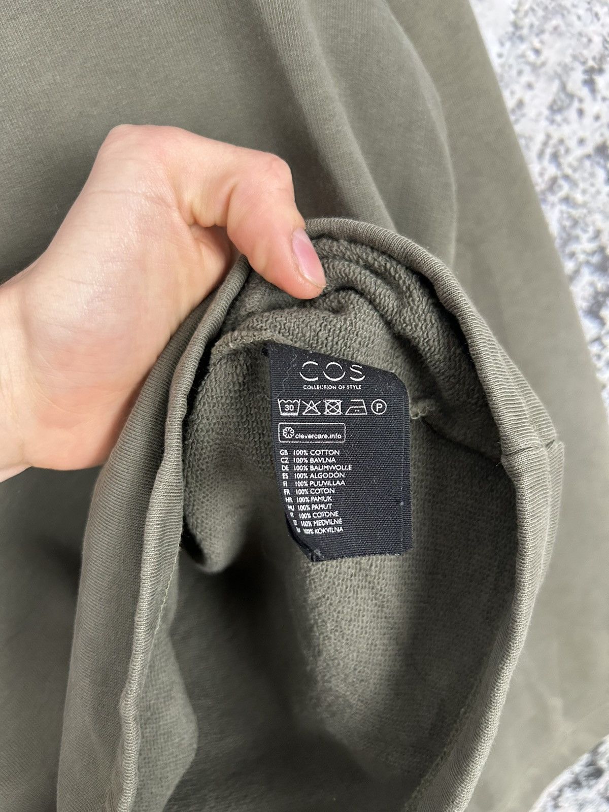 Cos COS Minimalist Scandinavian Designer Crewneck Boxy Baggy Size US S / EU 44-46 / 1 - 7 Thumbnail