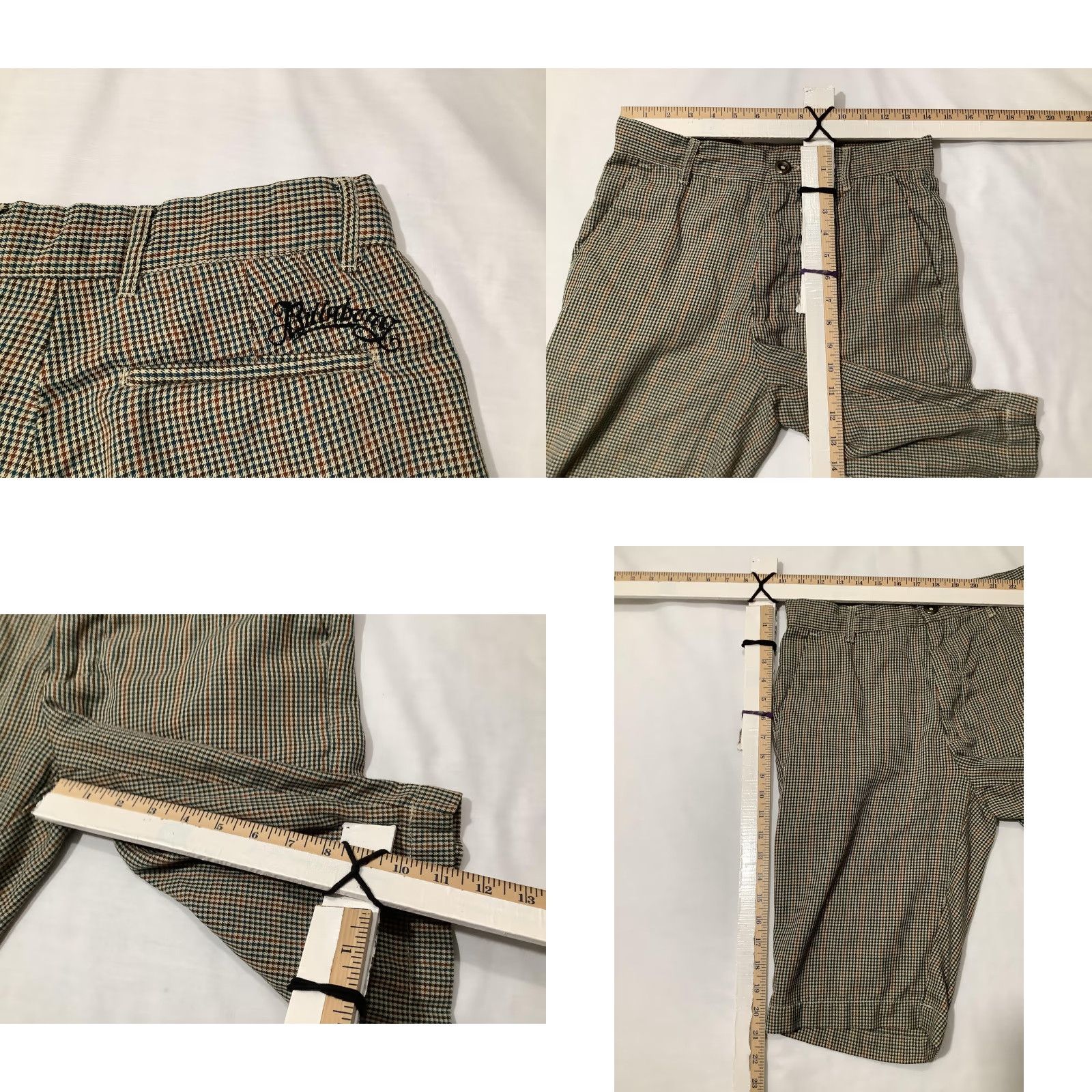 Billabong Billabong Shorts Mens 29 Brown Check Tweed Pleated Chino Surf Skate Casual Size US 29 - 8 Thumbnail