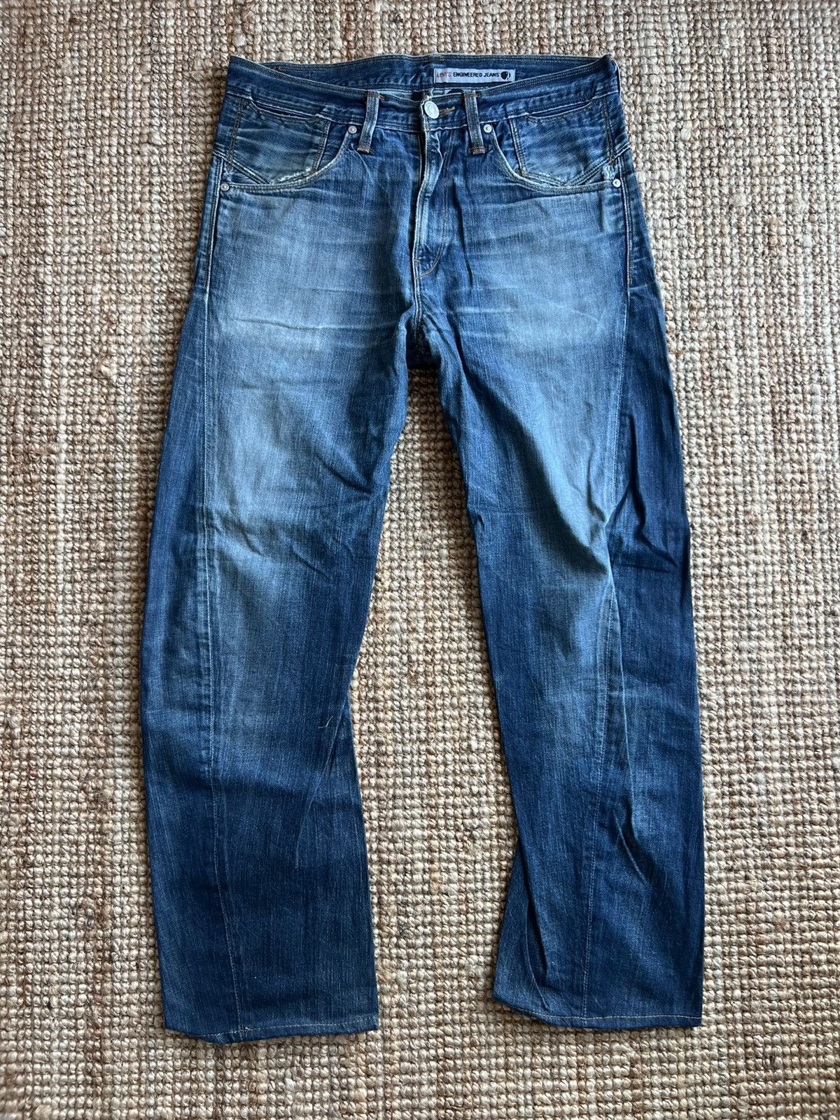 Levi's Vintage Levis Engineered Twisted Jeans Tag W31 Actual 34x30 Size US 31 - 1 Thumbnail