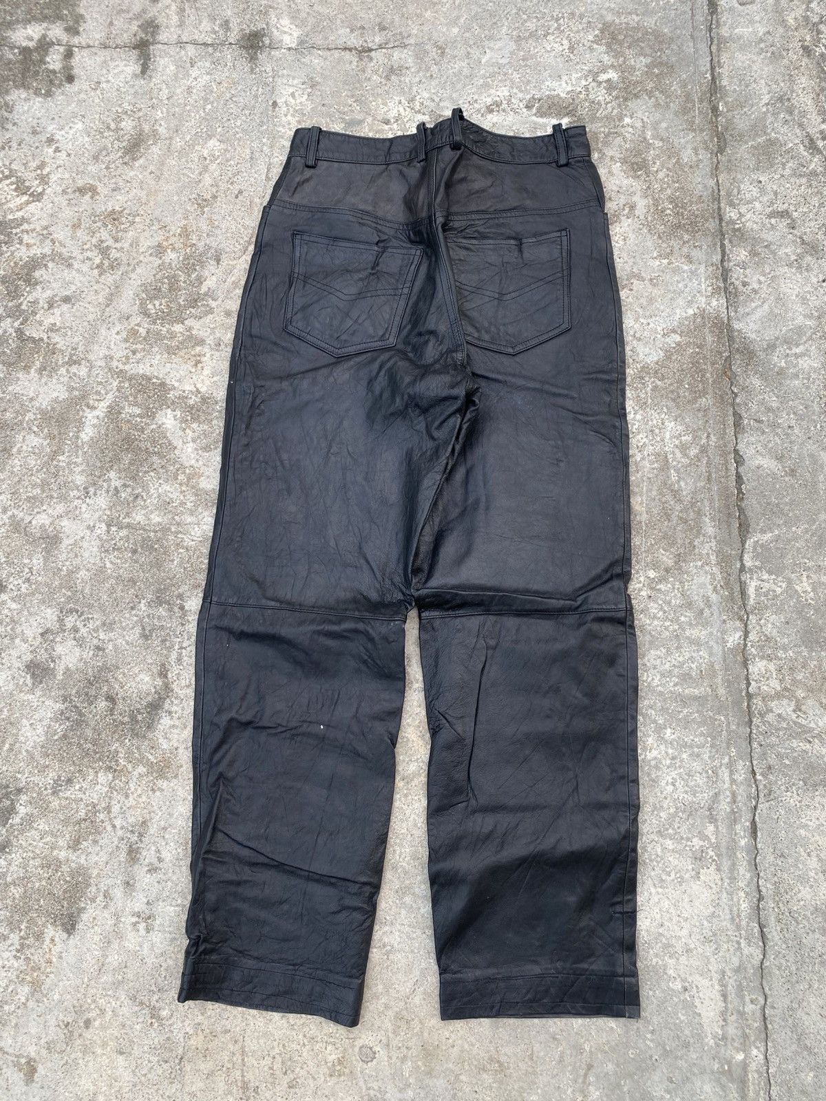 If Six Was Nine Context Japanese Leather Pants Archived Size US 31 - 4 Thumbnail