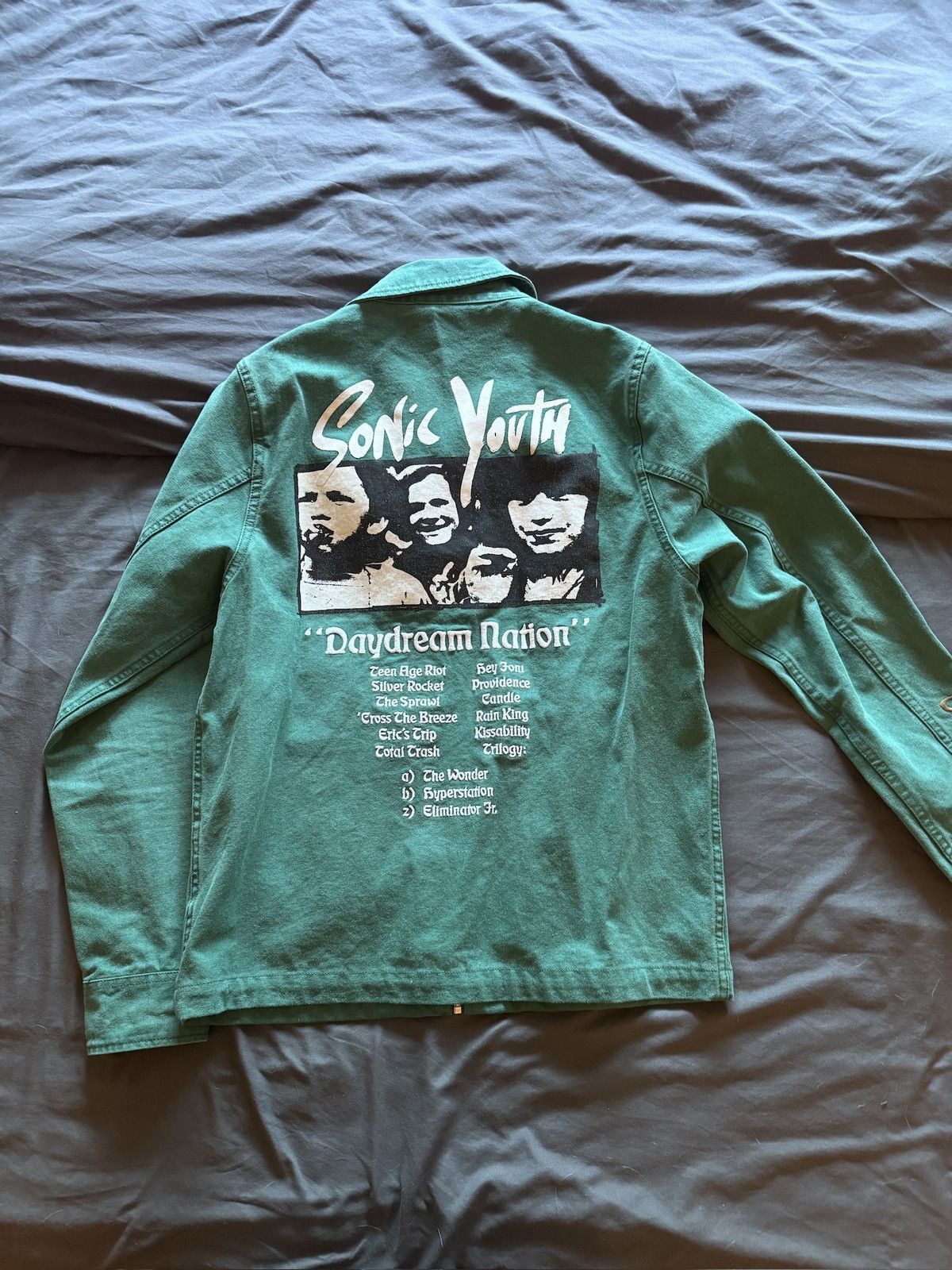 Pleasures PLEASURES x Sonic Youth Dirty Work Jacket Green Size US M / EU 48-50 / 2 - 2 Thumbnail