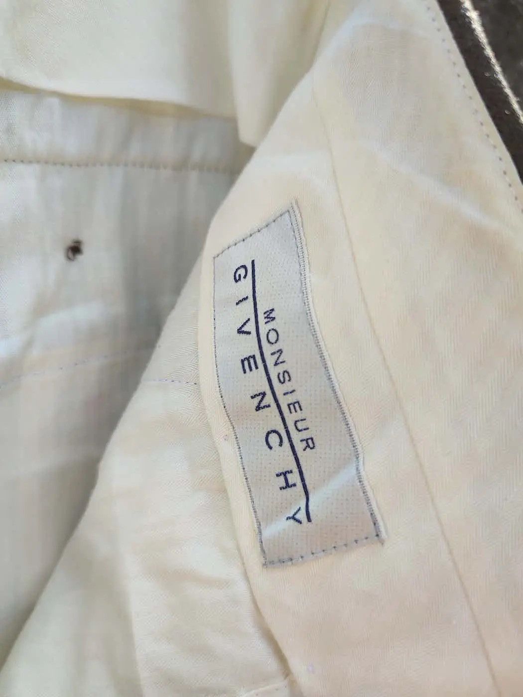 Givenchy × Vintage Vintage Monsieur Givenchy Pleated Wool Trousers Size US 34 / EU 50 - 13 Thumbnail