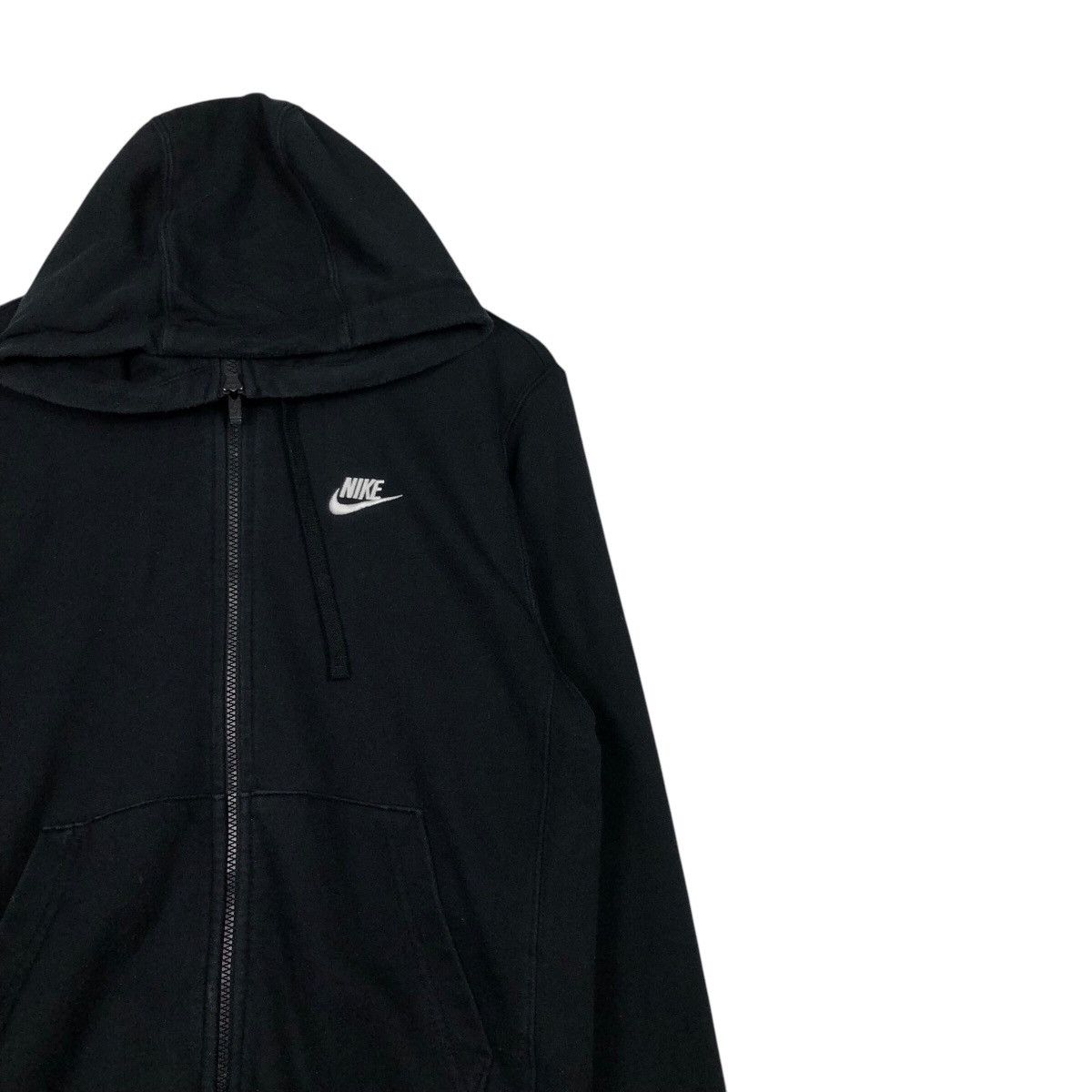 Nike Nike Vintage Black Zip Hoodie – Minimal Swoosh Essential Size US S / EU 44-46 / 1 - 7 Thumbnail