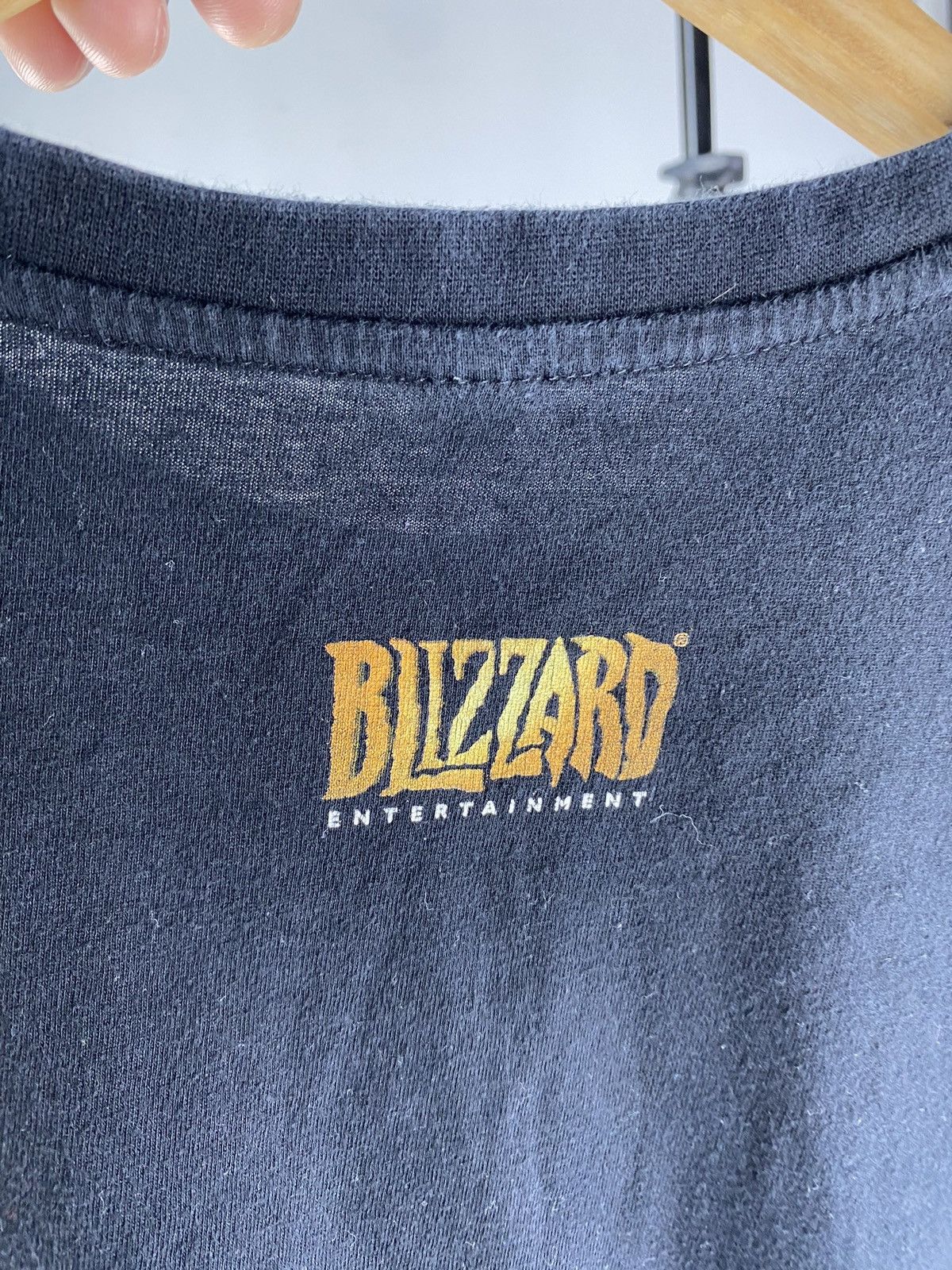 Vintage 00s🔥VNTG WORLD OF WARCRAFT LEGION BLACK FADED TEE RARE Size US M / EU 48-50 / 2 - 6 Thumbnail