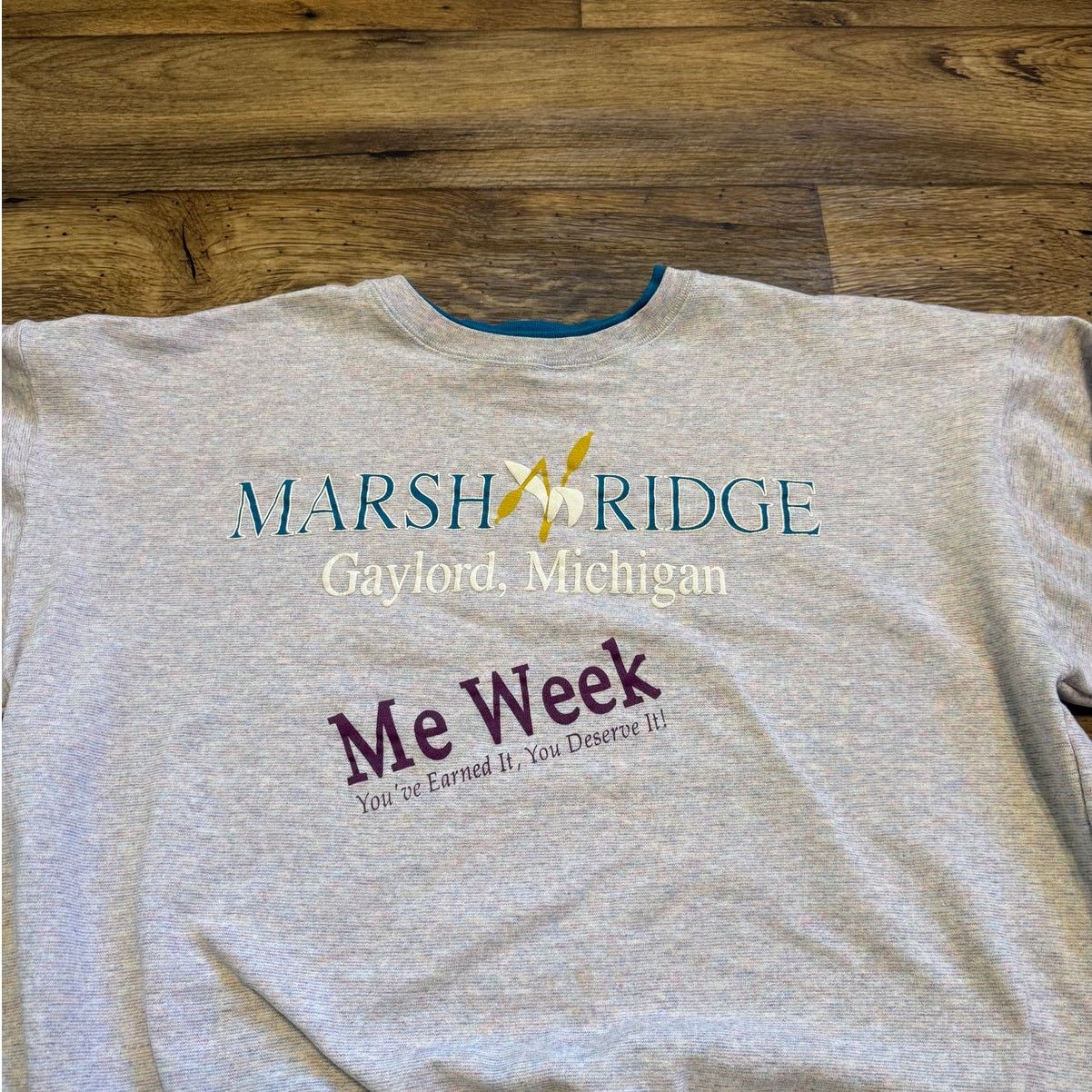 Vintage Vintage 80s Marsh Ridge Resort Me Week Crewneck Sweatshirt Size XL / US 12-14 / IT 48-50 - 2 Thumbnail
