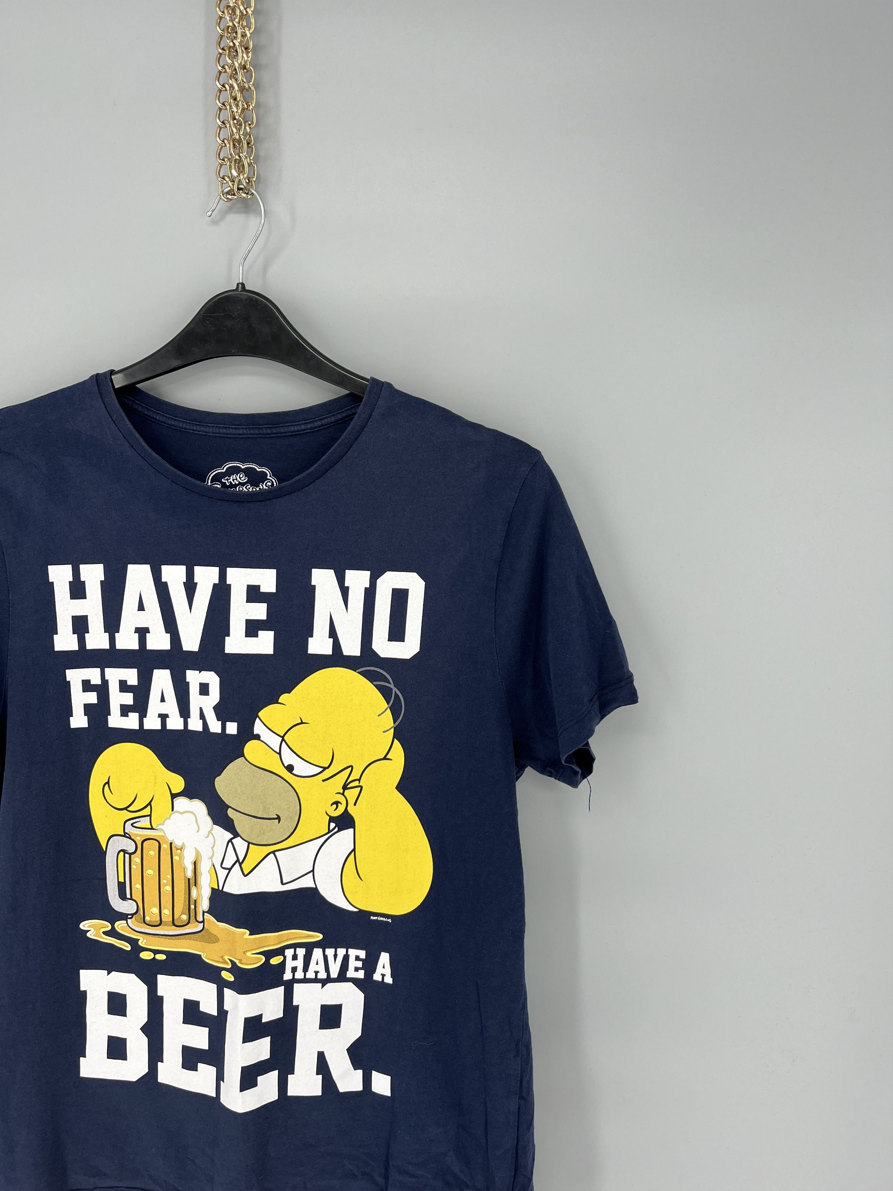 Band Tees Vintage The Simpsons "Have no fear, have a beer" T-Shirt Size US M / EU 48-50 / 2 - 5 Thumbnail
