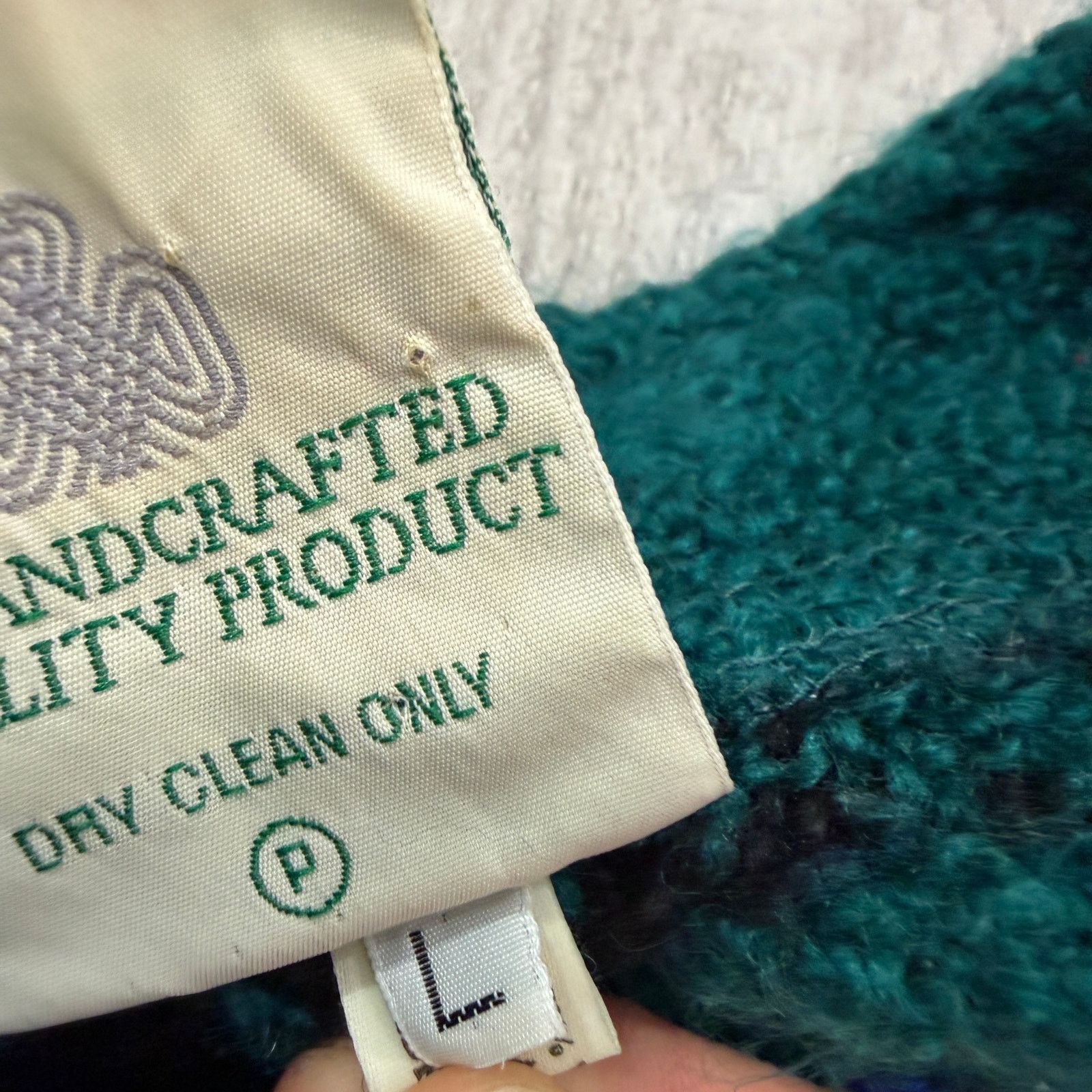 Vintage Vintage Boyne Valley Weaver Wool Sweater Jacket Large Size L / US 10 / IT 46 - 6 Thumbnail