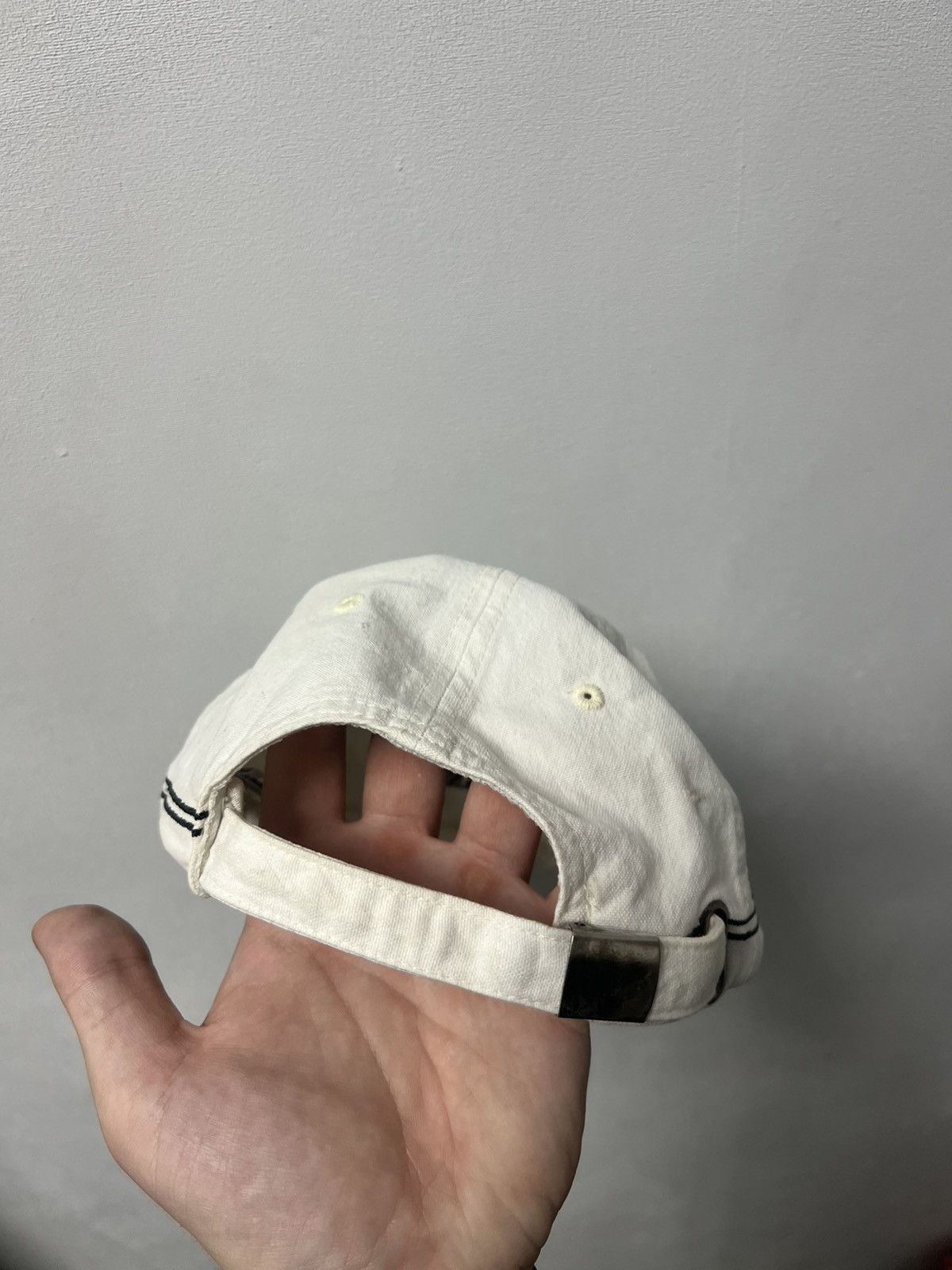 Massimo Osti Vintage Stone Island Cap Logo White Size ONE SIZE - 5 Thumbnail