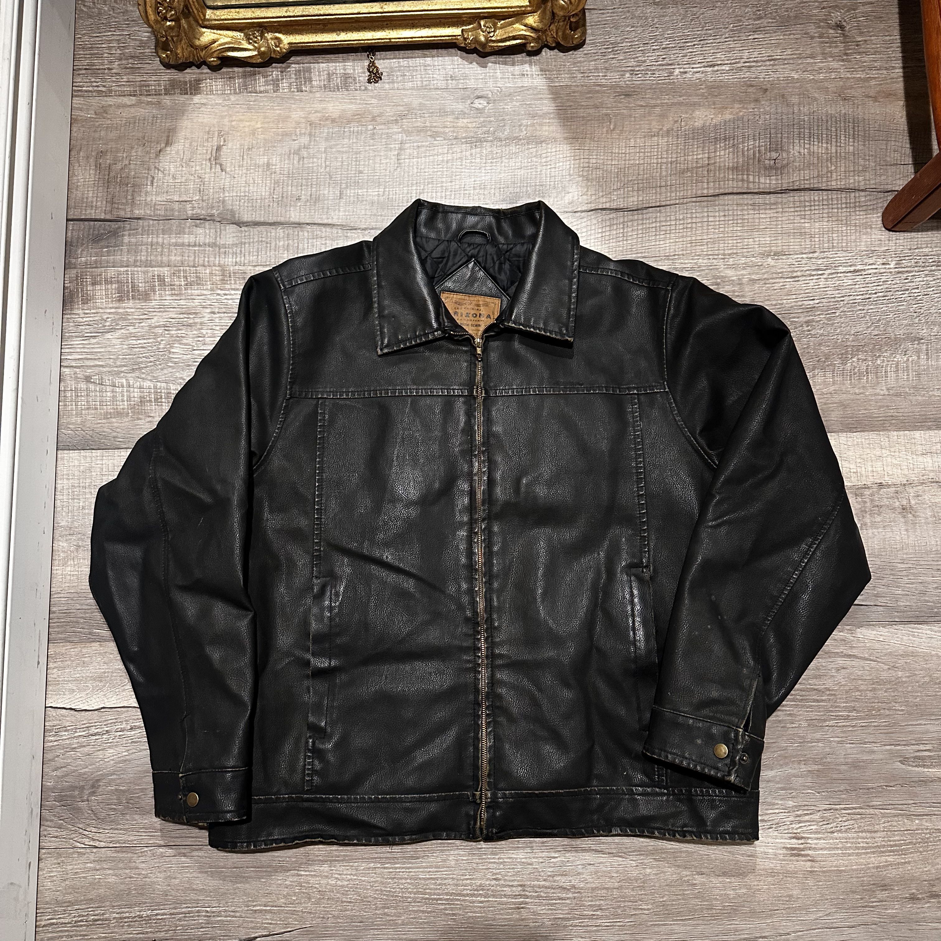 Harley Davidson Mens Vintage Harley Davidson Leather Jacket Size US L / EU 52-54 / 3 - 3 Thumbnail