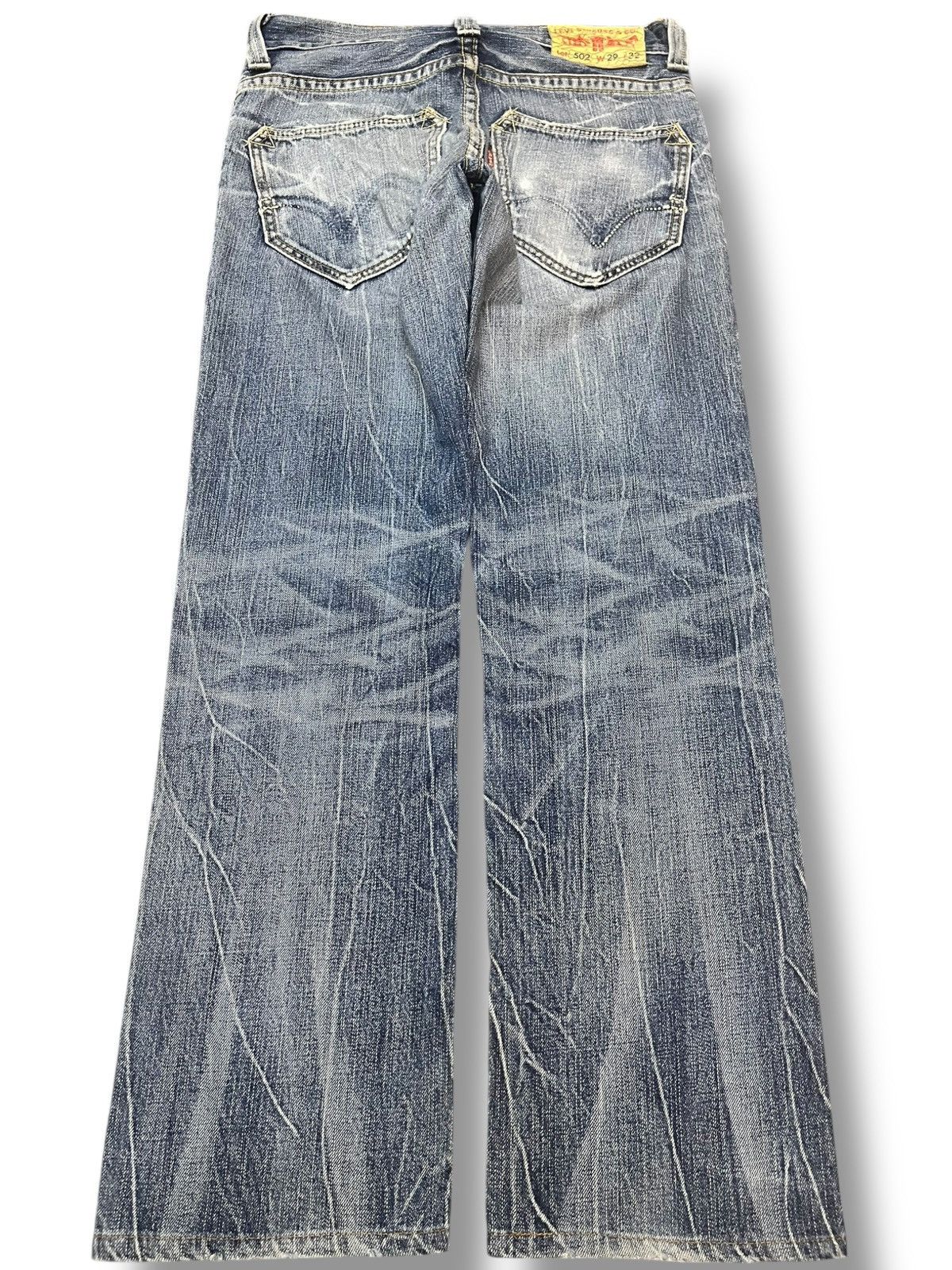 Levi's Vintage Levi’s 502 Whiskers Honeycomb Denim Size US 30 / EU 46 - 5 Thumbnail