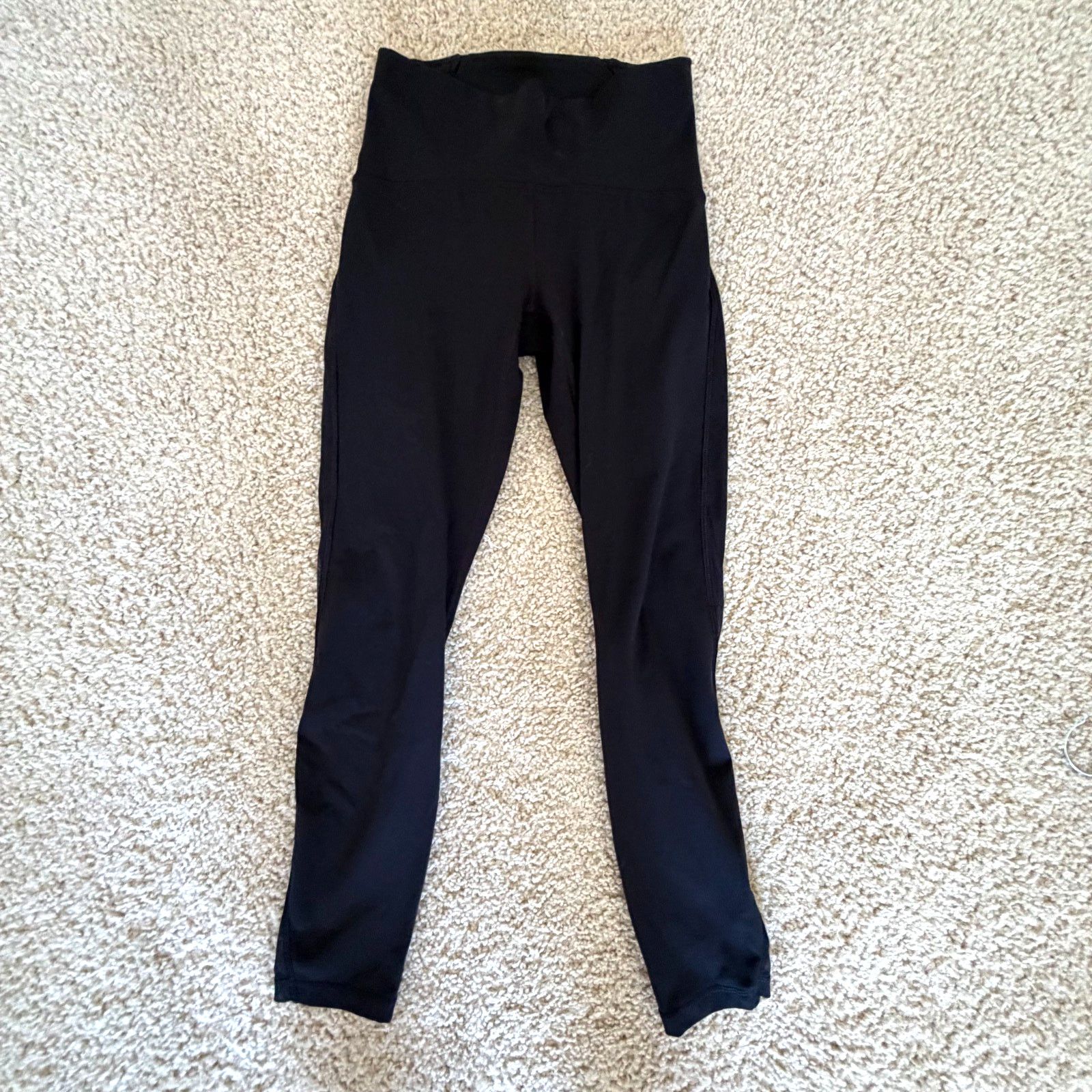 Lululemon Lululemon Train Times Mesh Leggings 25" Black Luxtreme Size 28" / US 6 / IT 42 - 1 Thumbnail
