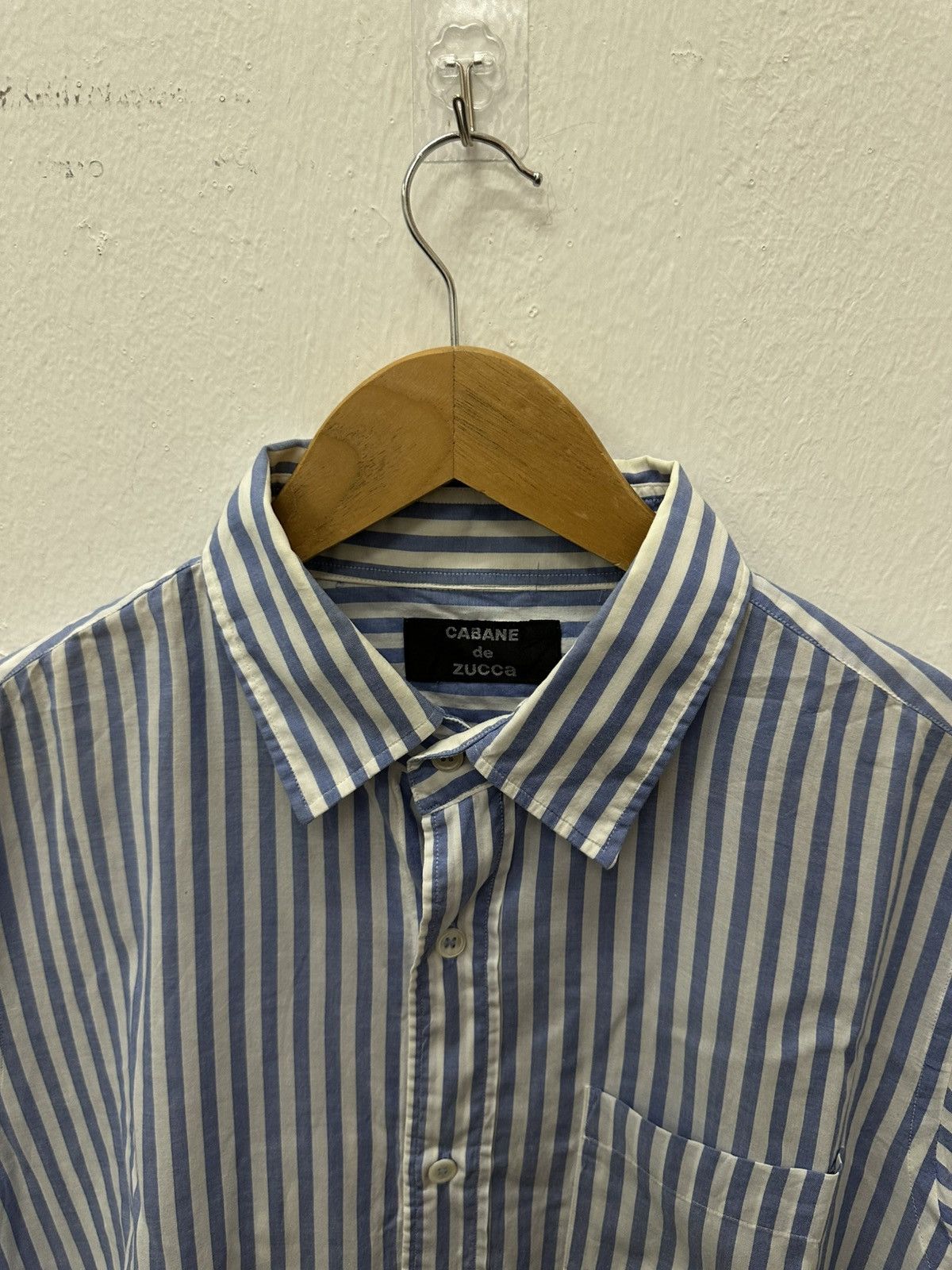 CABANE de ZUCCa Cabane de Zucca Stripes Pocket Button Shirt Size US M / EU 48-50 / 2 - 13 Thumbnail