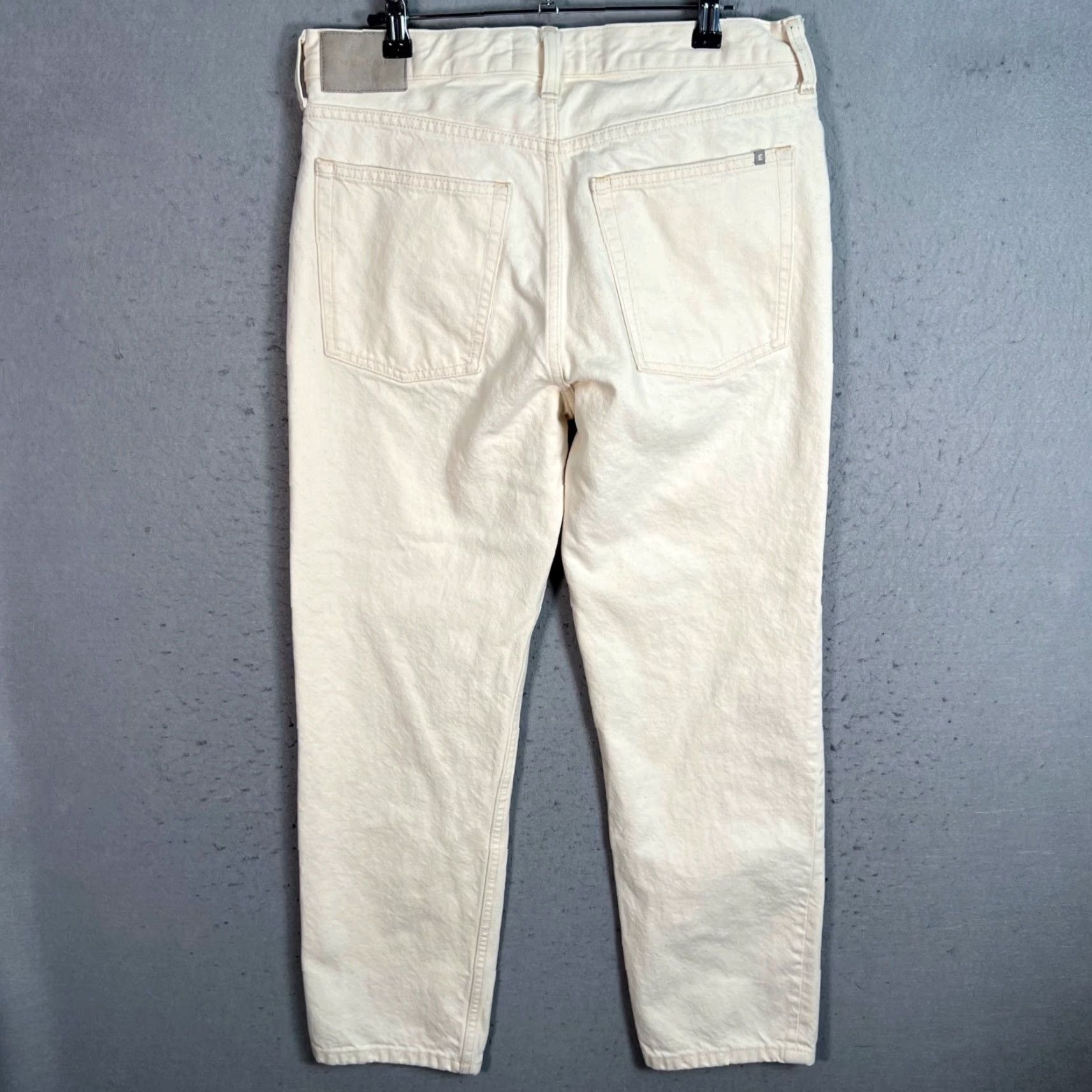 Everlane Everlane The Rigid Slouch Jeans Ivory Womens Size 27 Regular Size 27" / US 4 / IT 40 - 2 Thumbnail
