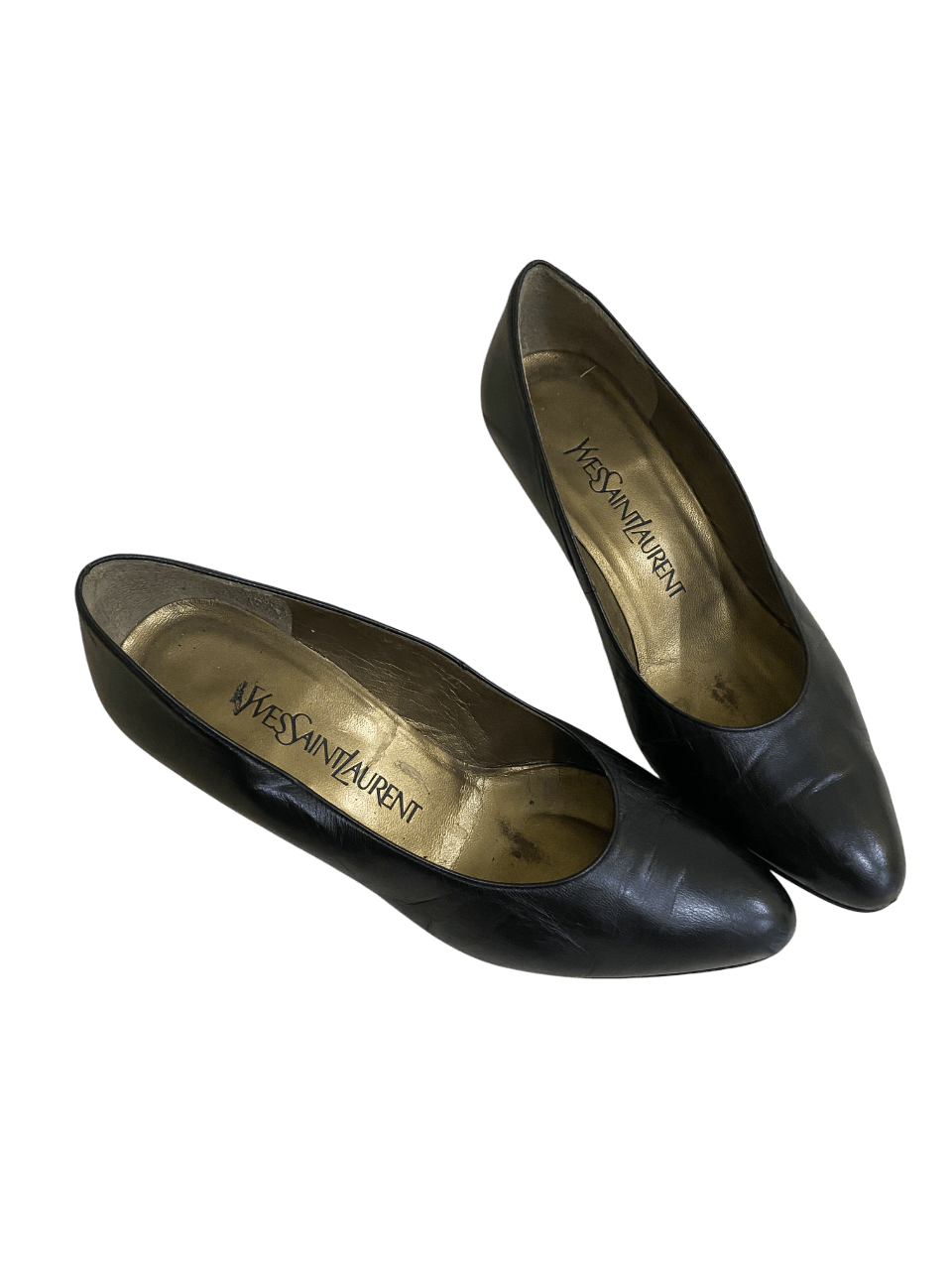 Yves Saint Laurent Saint Laurent YSL Leather Heel Size US 5.5 / IT 35.5 - 1 Thumbnail