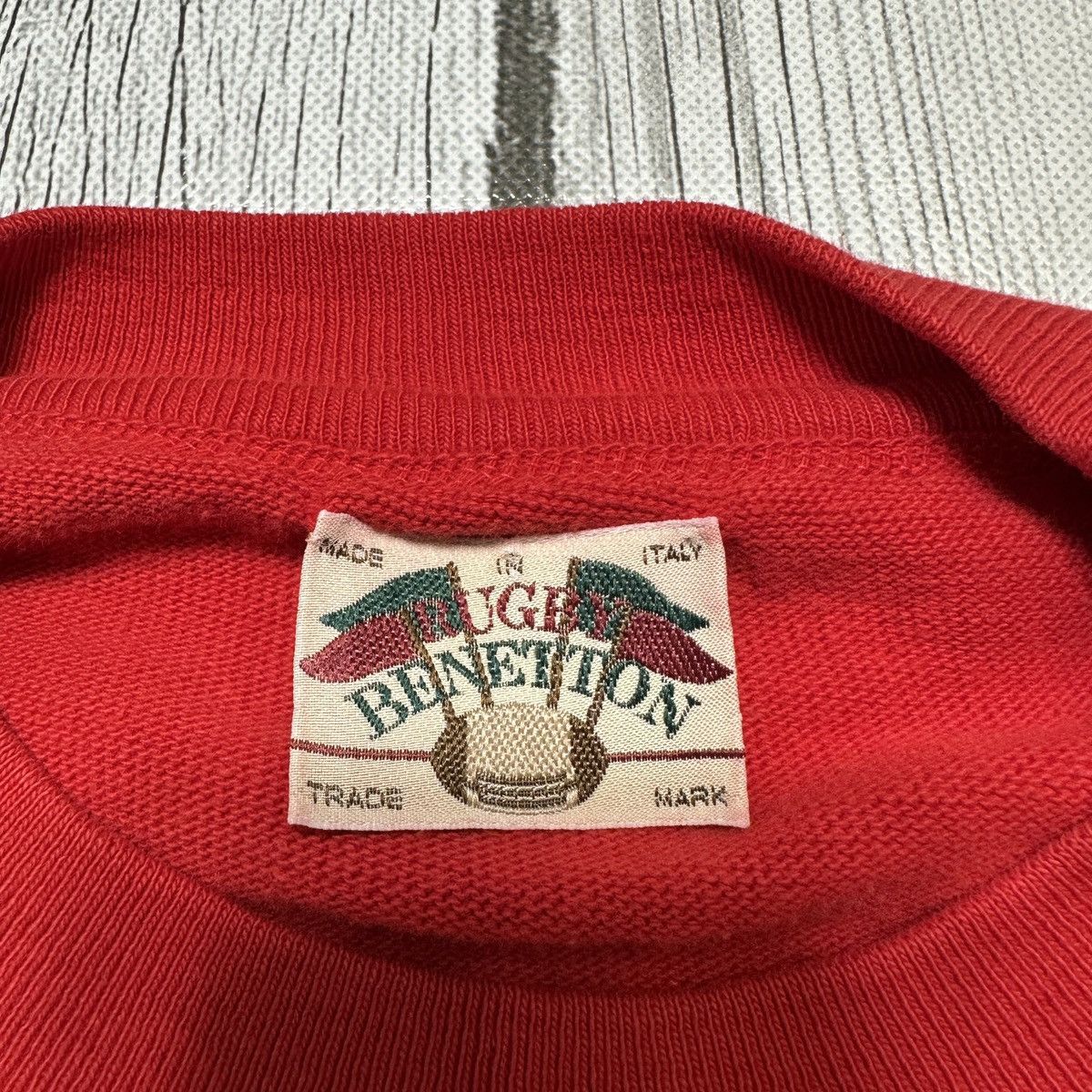 Vintage Vintage Benetton Rugby sweatshirt Size US M / EU 48-50 / 2 - 4 Thumbnail