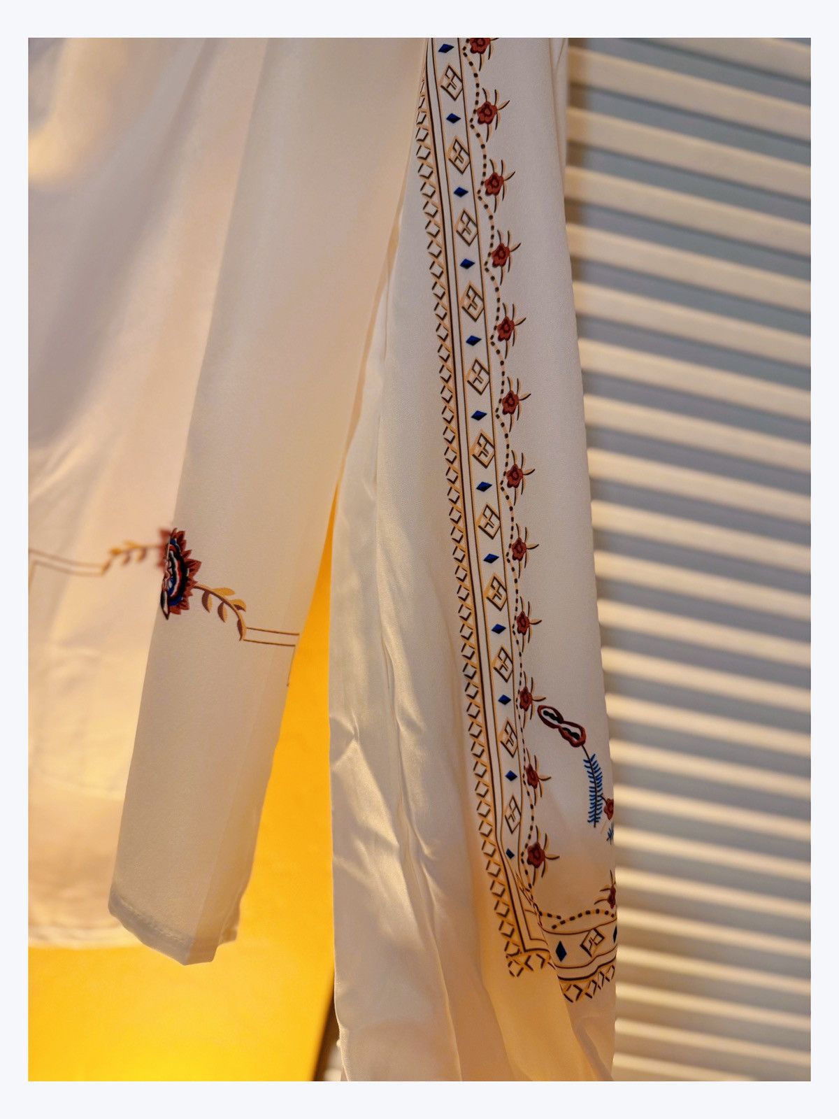Other Boho Embroidered Cream Tunic – Visstyle – Size L – Brand New Size L / US 10 / IT 46 - 7 Thumbnail
