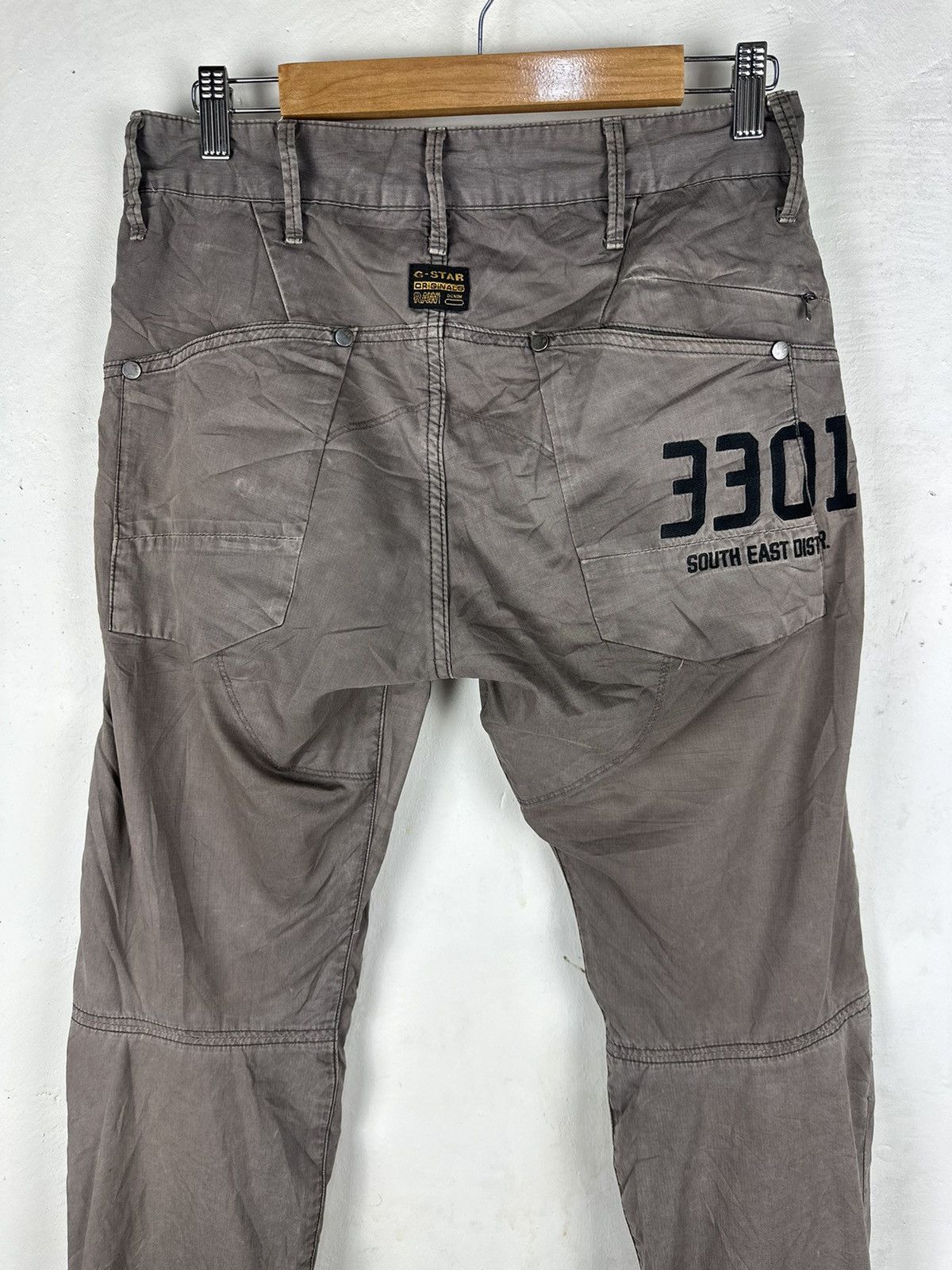 G-Star G STAR RAW DENIM CARGO PANTS MULTIPOCKET STREETWEAR Size US 30 / EU 46 - 17 Thumbnail