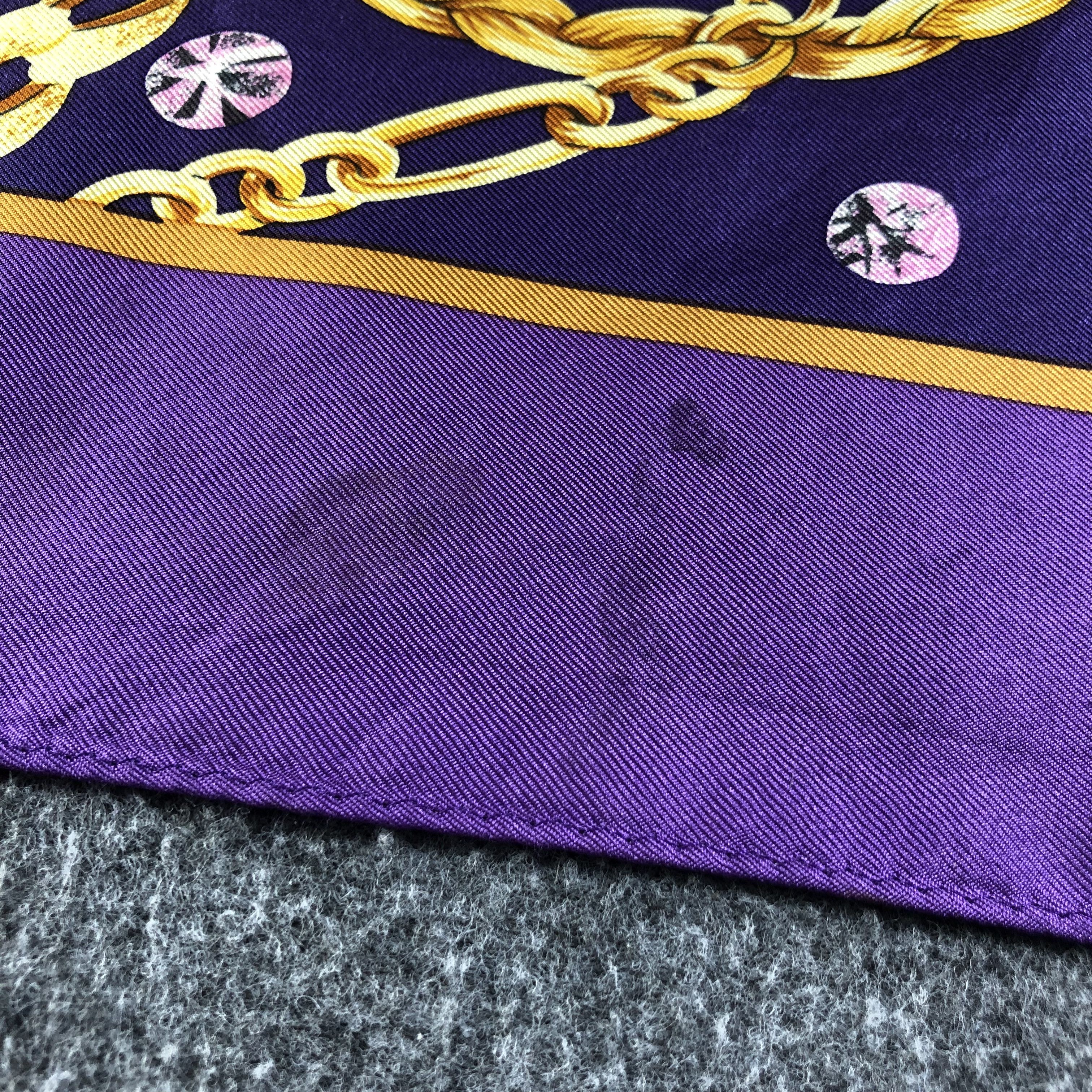 Vintage Vintage Luxury Jewelry Silk Scarf M694 Size ONE SIZE - 4 Thumbnail