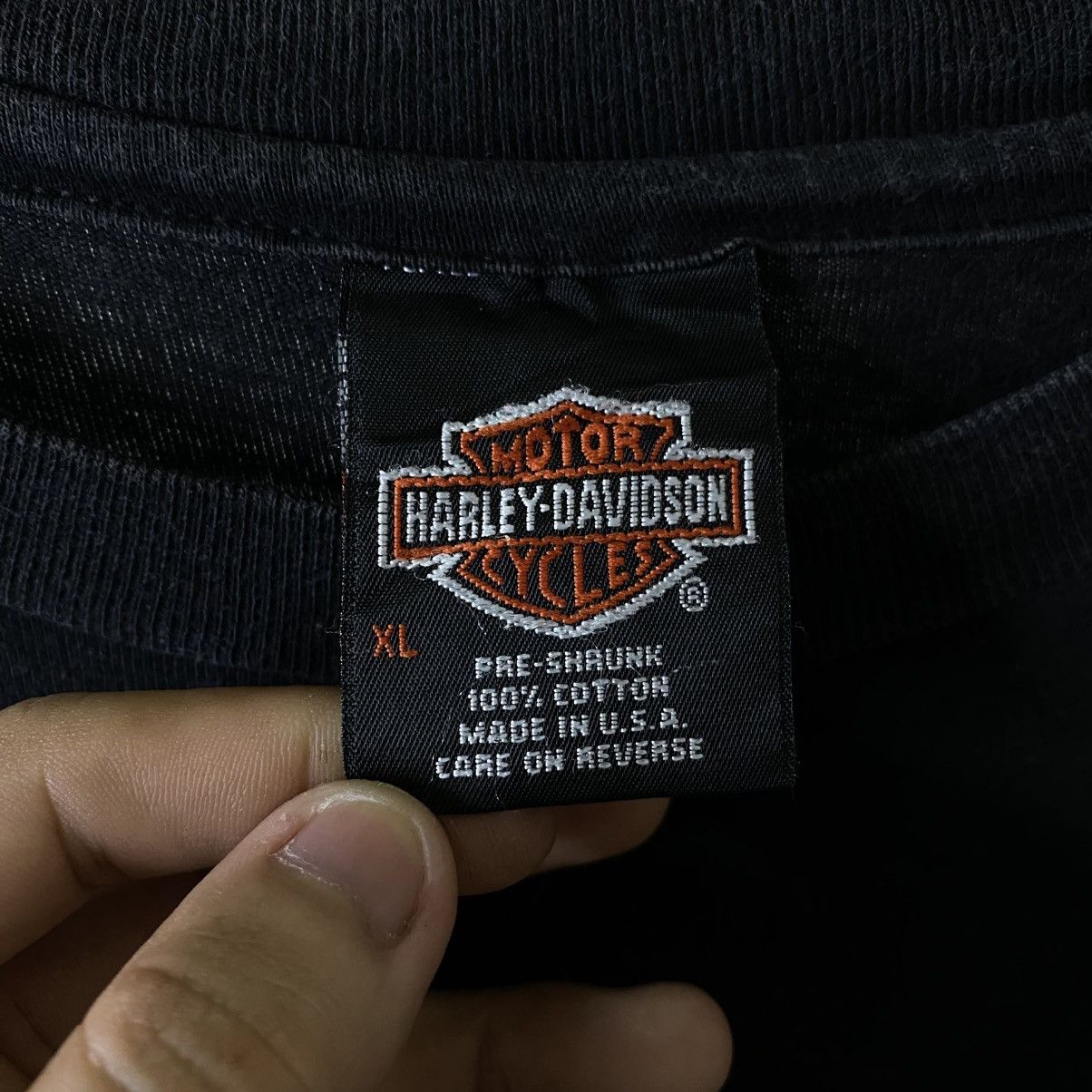 Harley Davidson Vintage 2000s Harley Davidson Single Pocket T Shirt Size US XL / EU 56 / 4 - 3 Thumbnail