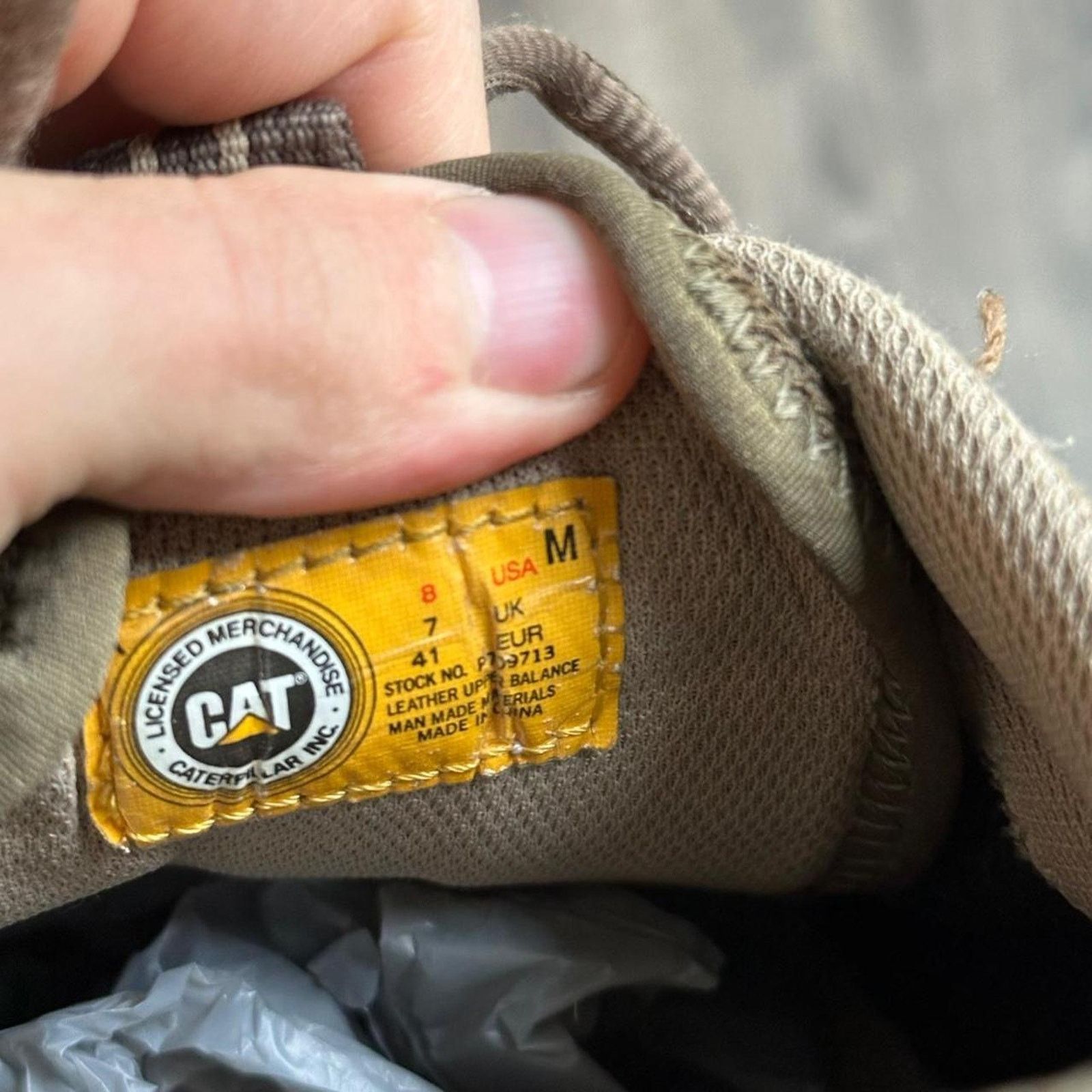 Other × Vintage Rare Vintage Brown Leather CAT Low Top Sporty Sneaker Shoe Size US 8 / EU 41 - 8 Thumbnail