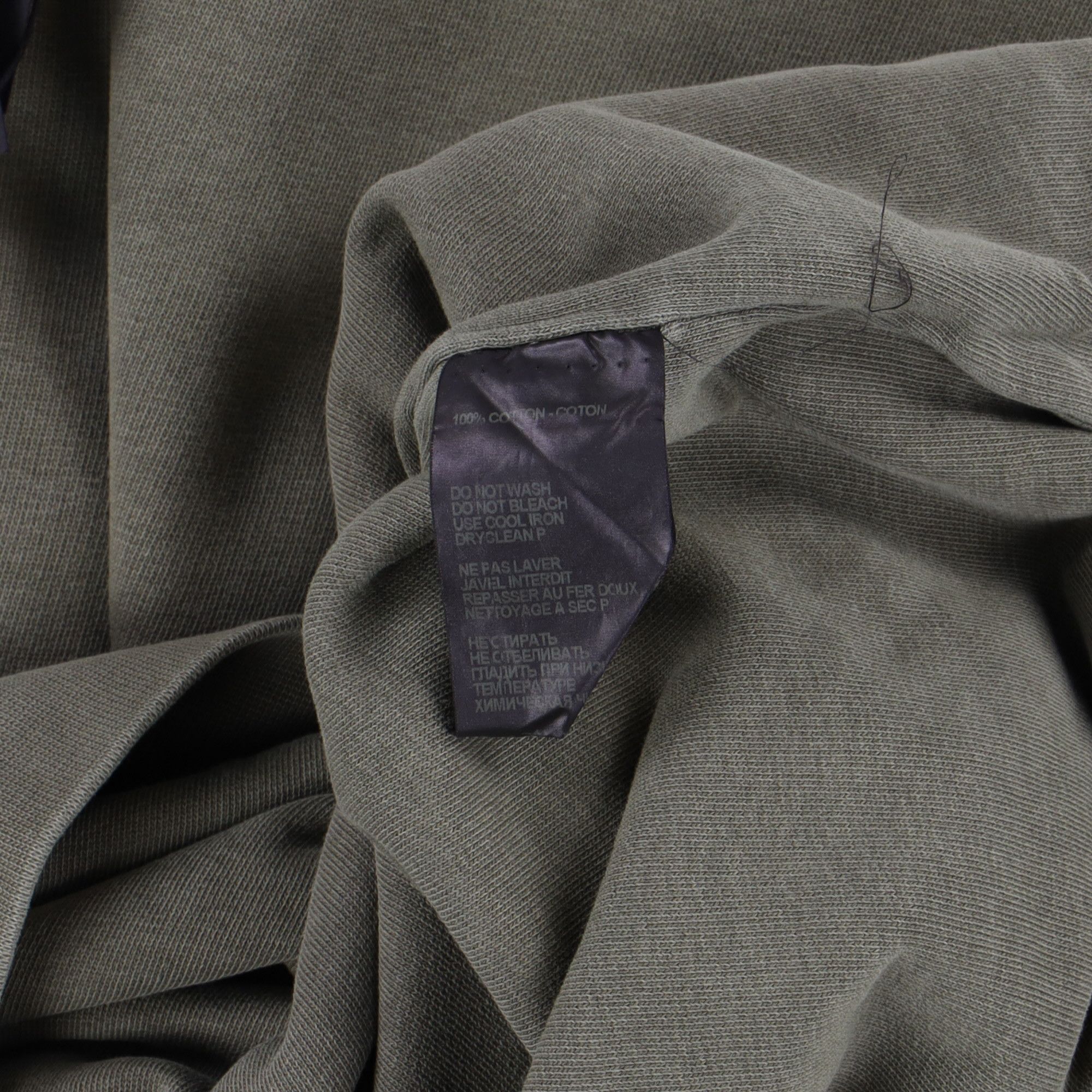 Haider Ackermann Khaki Double Layer Perth Sweatshirt Size US XS / EU 42 / 0 - 8 Thumbnail