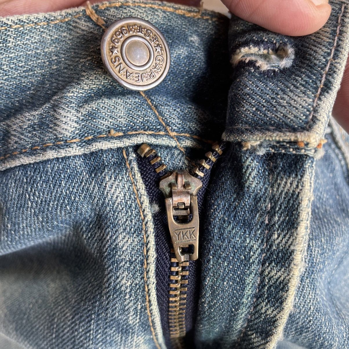 Gap 🔥Vintage Gap Stoned Washed Ripped Distress Denim Jeans Size US 29 - 12 Thumbnail