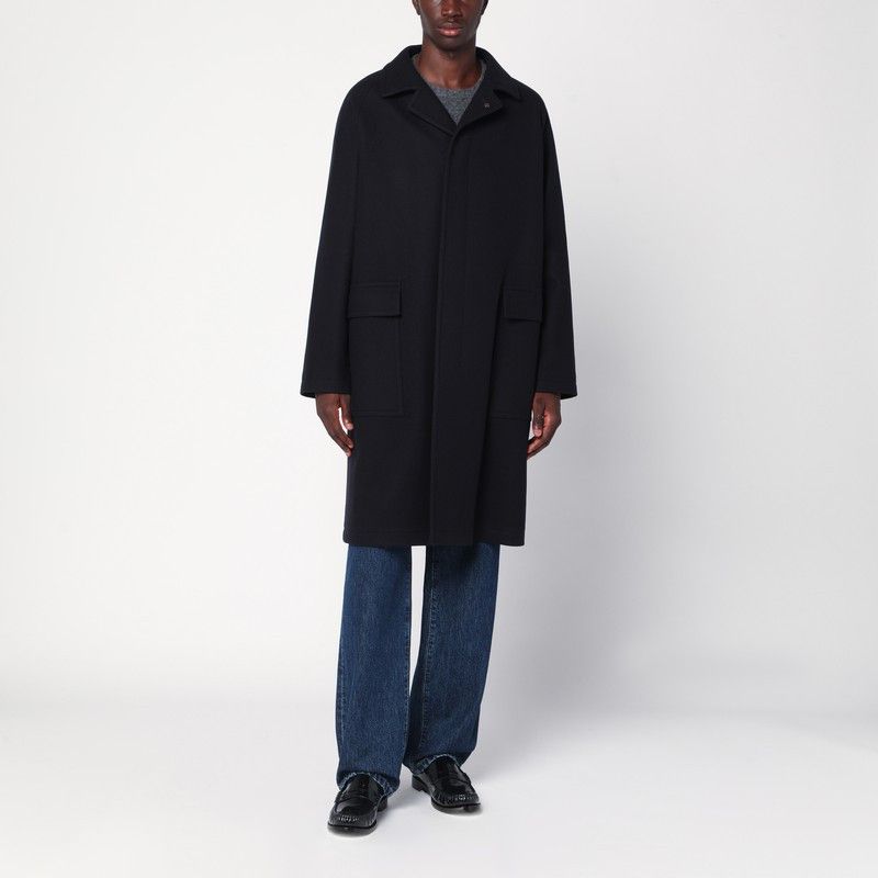 Tagliatore Loyds Coat In Black Tailor