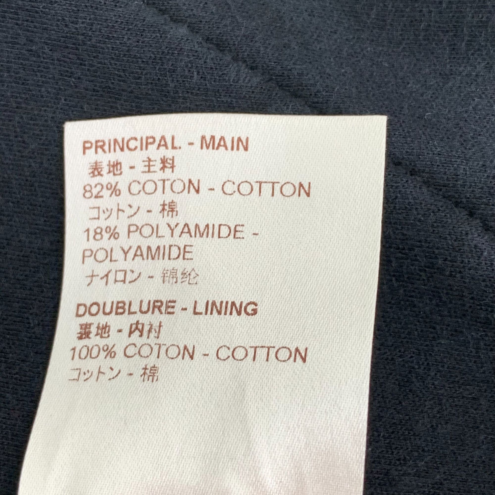 Louis Vuitton Louis Vuitton Black Cotton Hooded Zip-Up Hoodie XL Size XL / US 12-14 / IT 48-50 - 3 Thumbnail