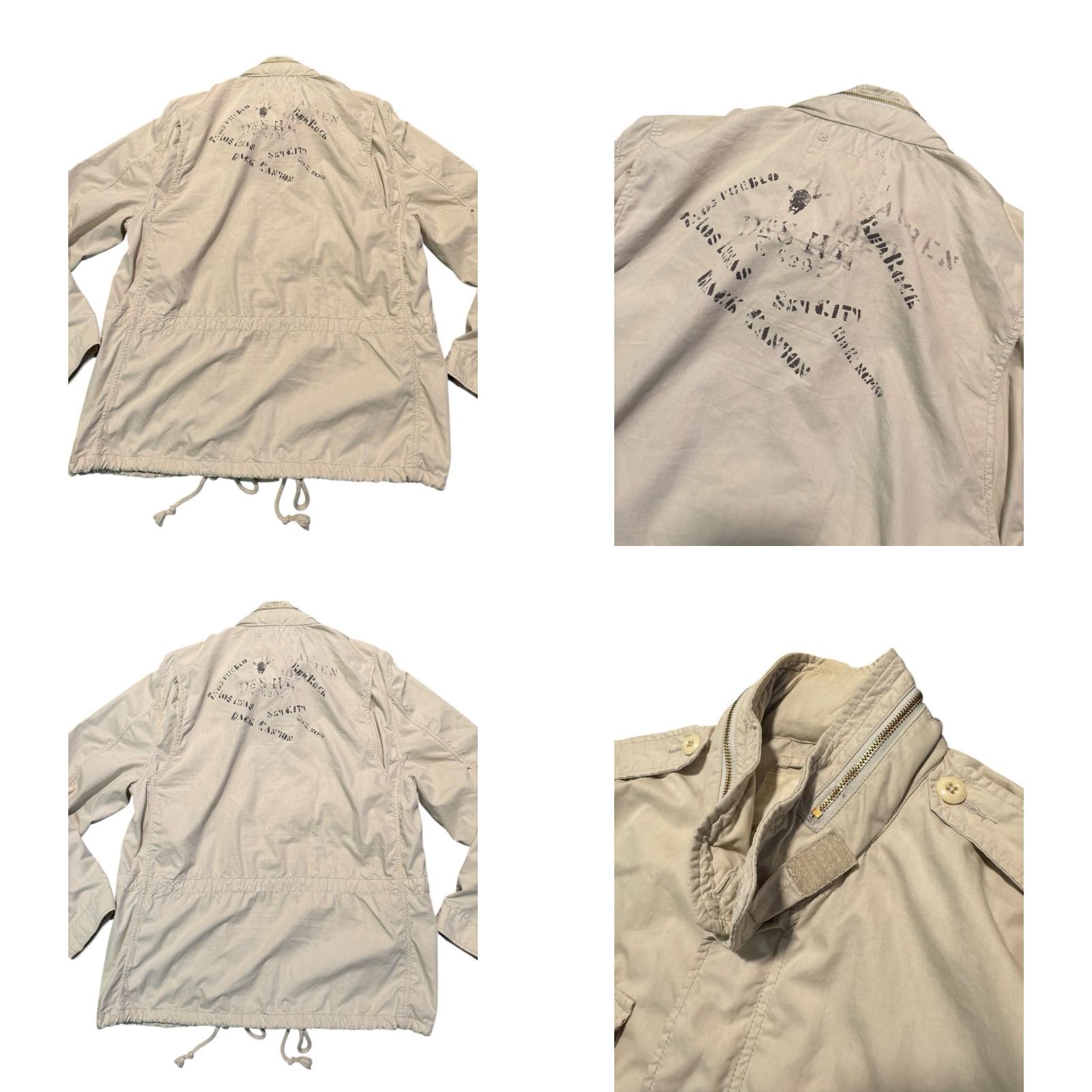 Ralph Lauren VINTAGE Ralph Lauren Denim & Supply M-65 Field Jacket XL White Logo Back Military Coat Men Size US XL / EU 56 / 4 - 8 Thumbnail