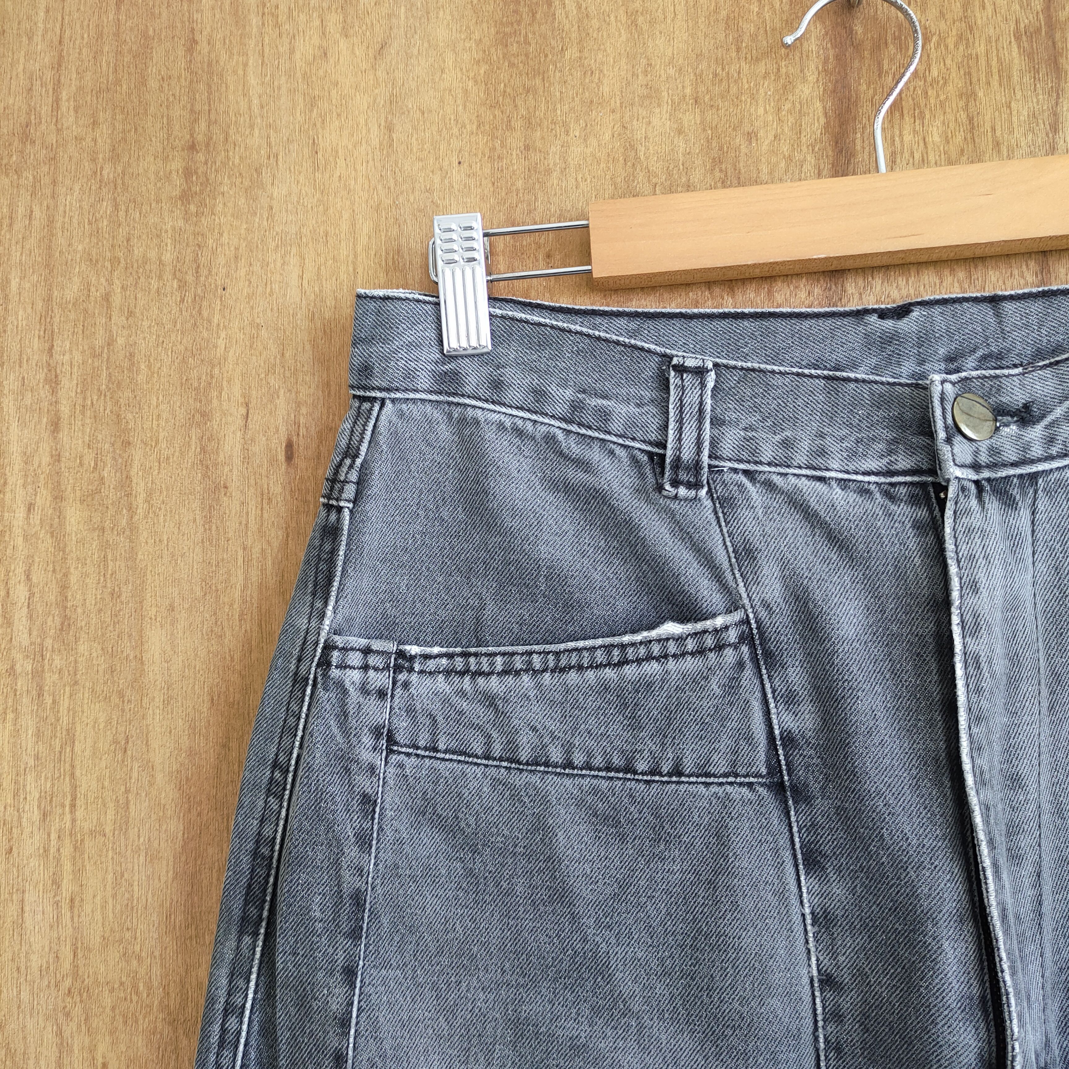 Japanese Brand × Jean × Vintage VINTAGE JAPAN DOUBLE KNEE BLACK JEANS DENIM PANTS Size US 29 - 4 Thumbnail