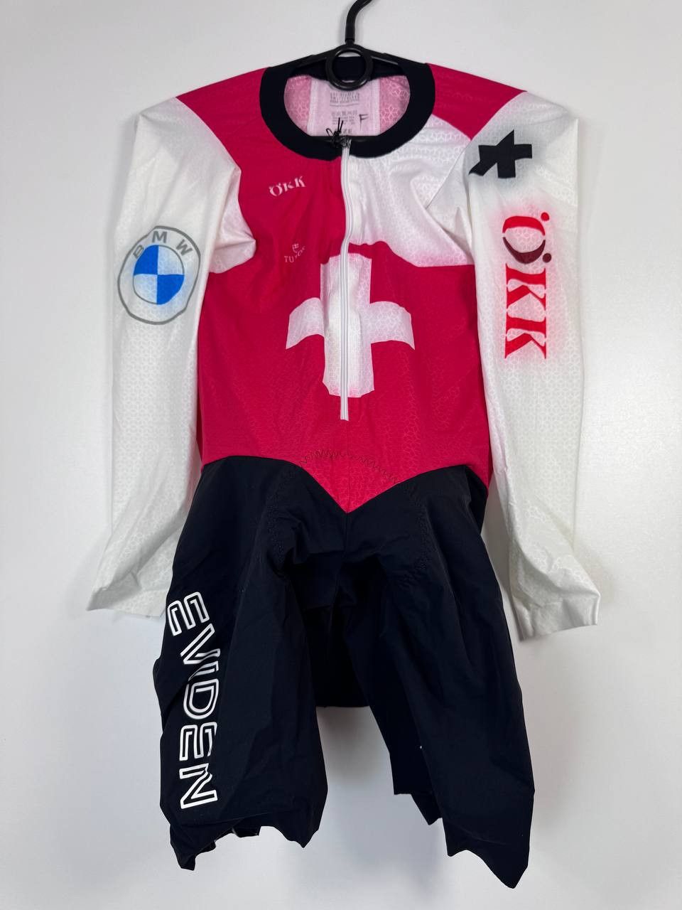 Asos Assos Switzerland Ski Racing Suit BMW Tudor Women Size M Size 35" - 1 Thumbnail