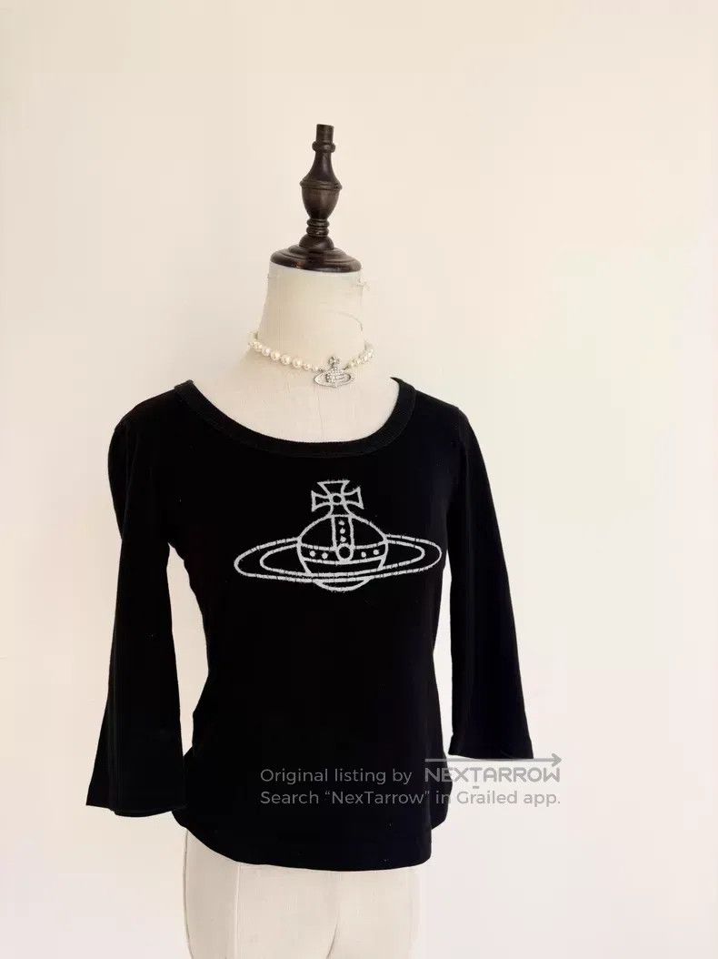 Vivienne Westwood Vivienne Westwood Black Saturn Seven-Eighths Sleeve Underw Size L / US 10 / IT 46 - 1 Thumbnail