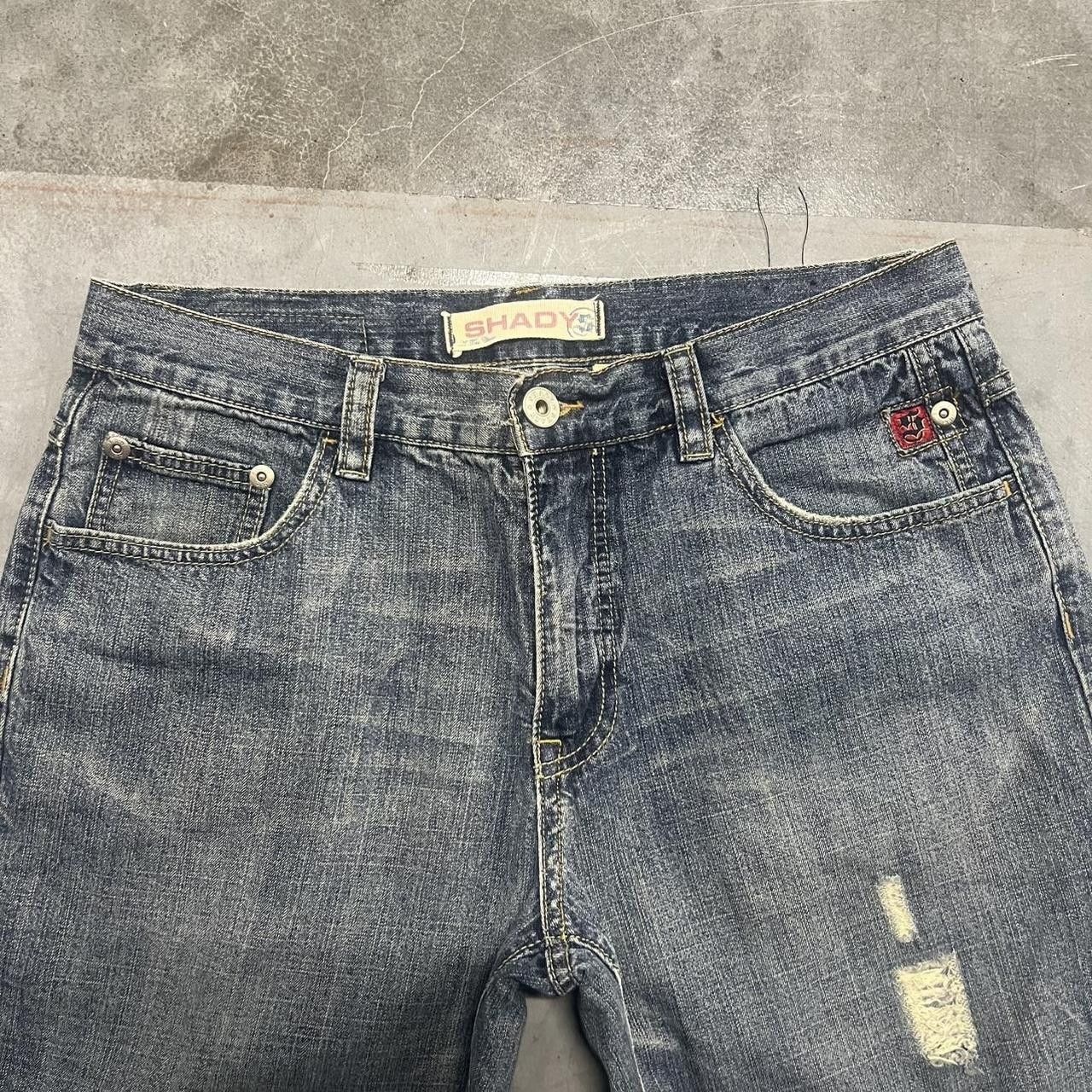 Shady Ltd × Vintage Vintage Y2K Baggy Shady ltd Y2K Medium Wash Denim Jeans Size US 34 / EU 50 - 4 Thumbnail