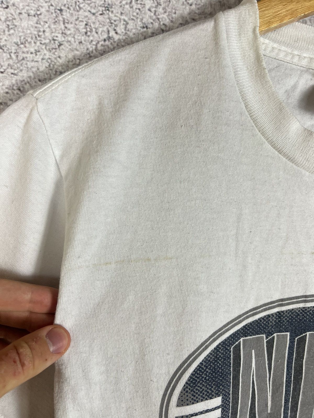 Nike Vintage Nike 90s Big Logo Swoosh Tee Size US S / EU 44-46 / 1 - 9 Thumbnail