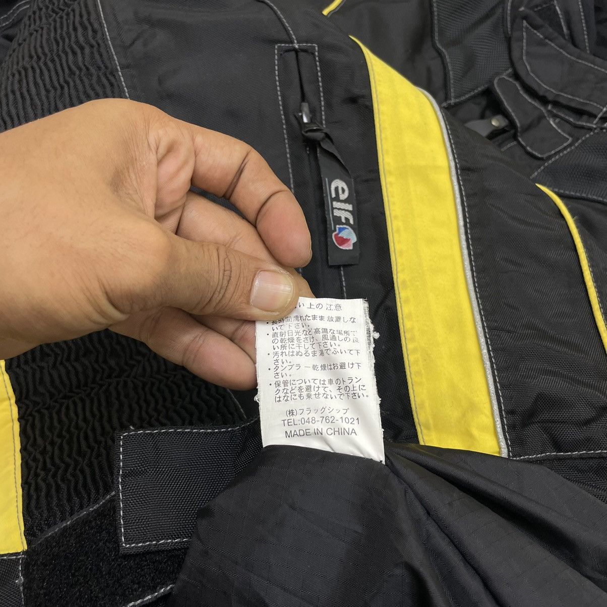 YELLOW CORN 💥Racing Team Elf Competition Motorcycle Biker Jacket Size US M / EU 48-50 / 2 - 16 Thumbnail