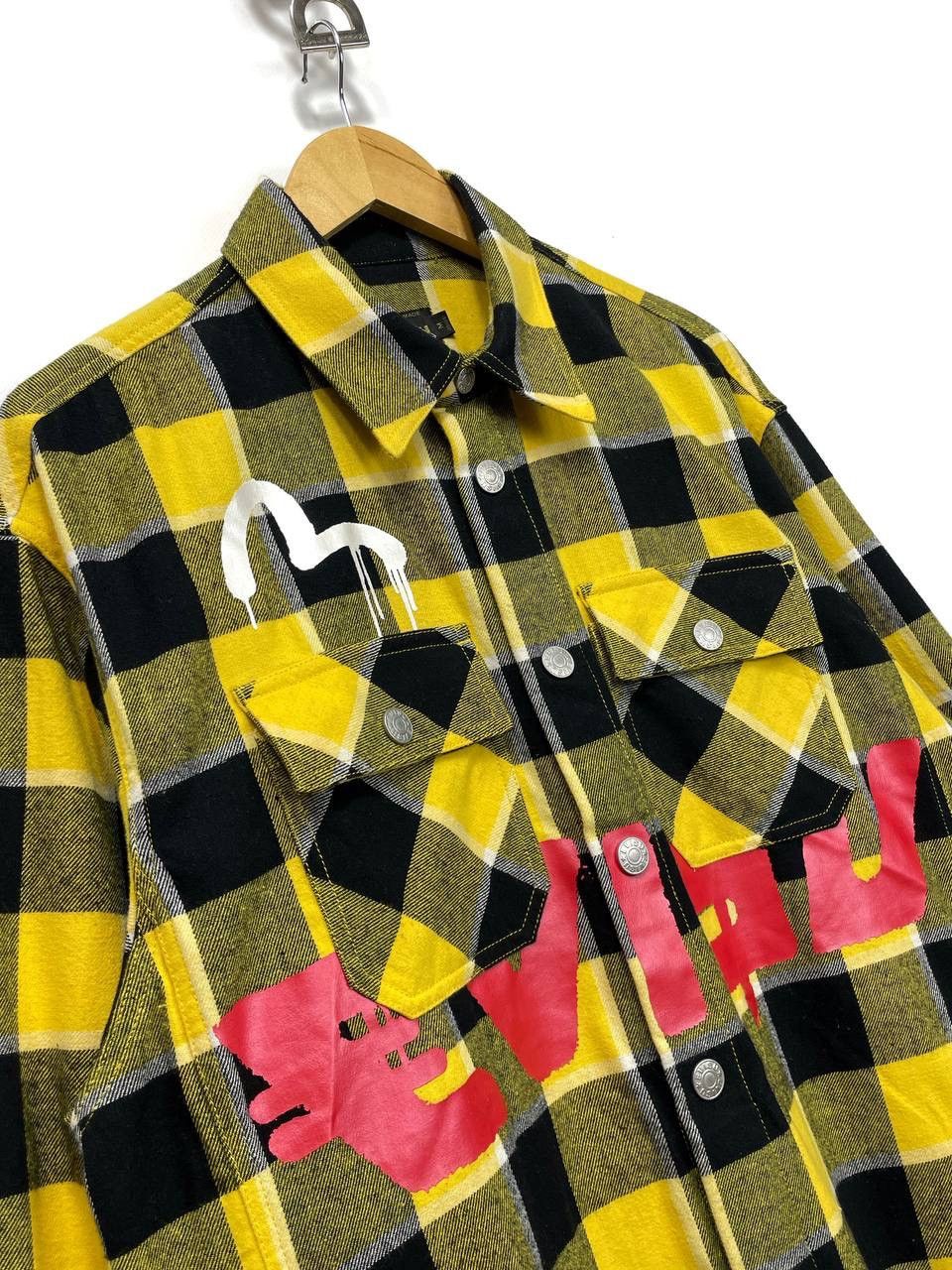Evisu Evisu x Sfera Ebbasta Oversized Check Shirt – Size M Size US M / EU 48-50 / 2 - 7 Thumbnail
