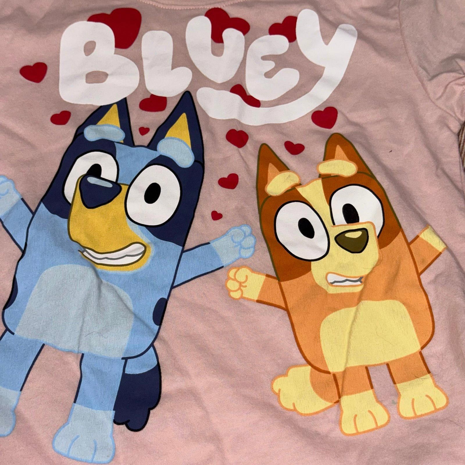 Other Bluey Graphic Kids T-Shirt and Shorts Size 4/5 Size 24" / US 00 / IT 34 - 2 Thumbnail