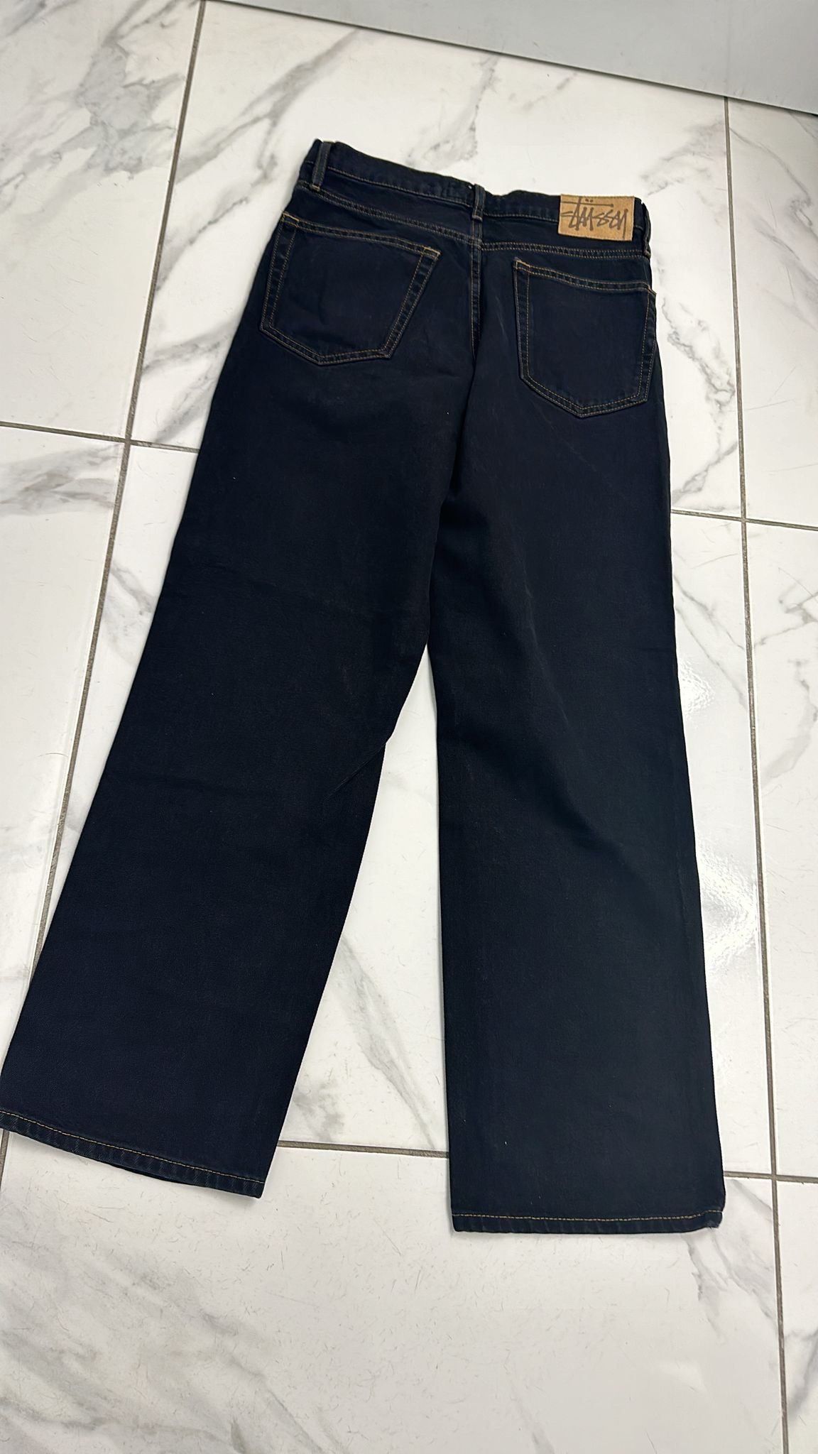 Stussy × Vintage Stüssy Classic Jean Size 29 Washed Black Size US 29 - 4 Thumbnail