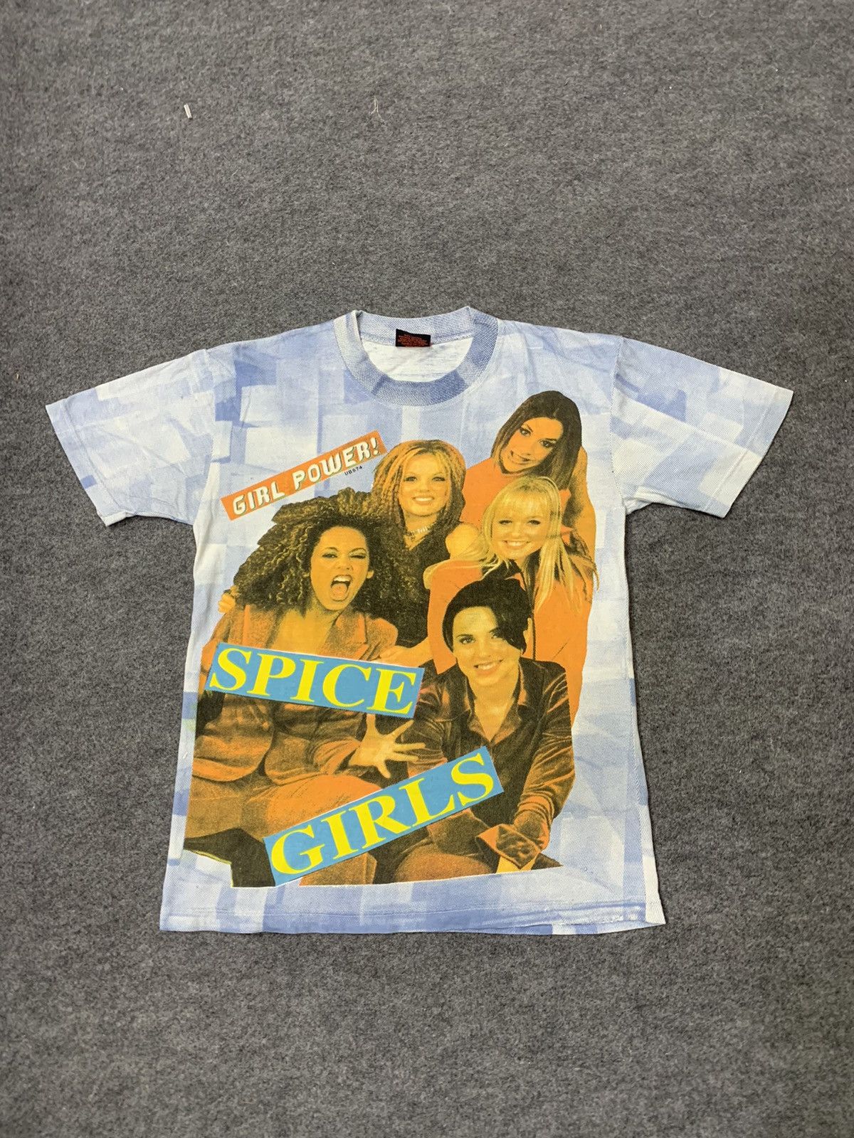 image of Vintage Space Girl/girl Power 90's in Blue, Men's (Size Medium)