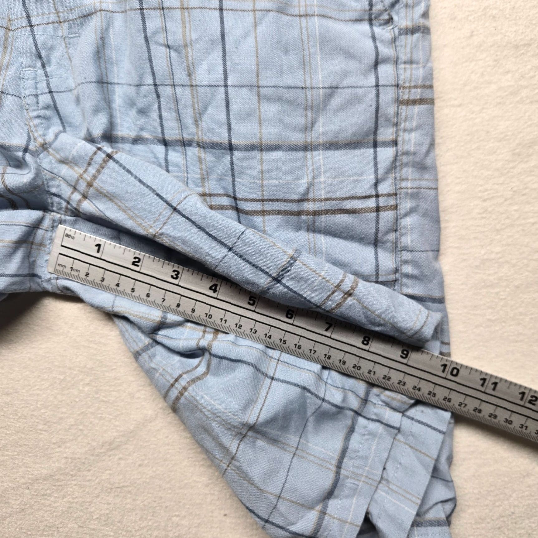 O'Neill O'Neill Blue Plaid Patterned Shorts Casual Beach Adult Men's 29 Blue Plaid Shorts Summer Beach Mens 29 California? Size US 29 - 5 Thumbnail