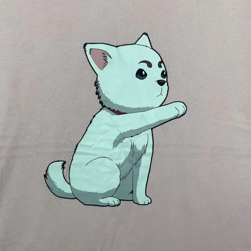 Anime GINTAMA Sadaharu Graphic Anime Tee Shirt Extra Large Size Size US XL / EU 56 / 4 - 2 Thumbnail