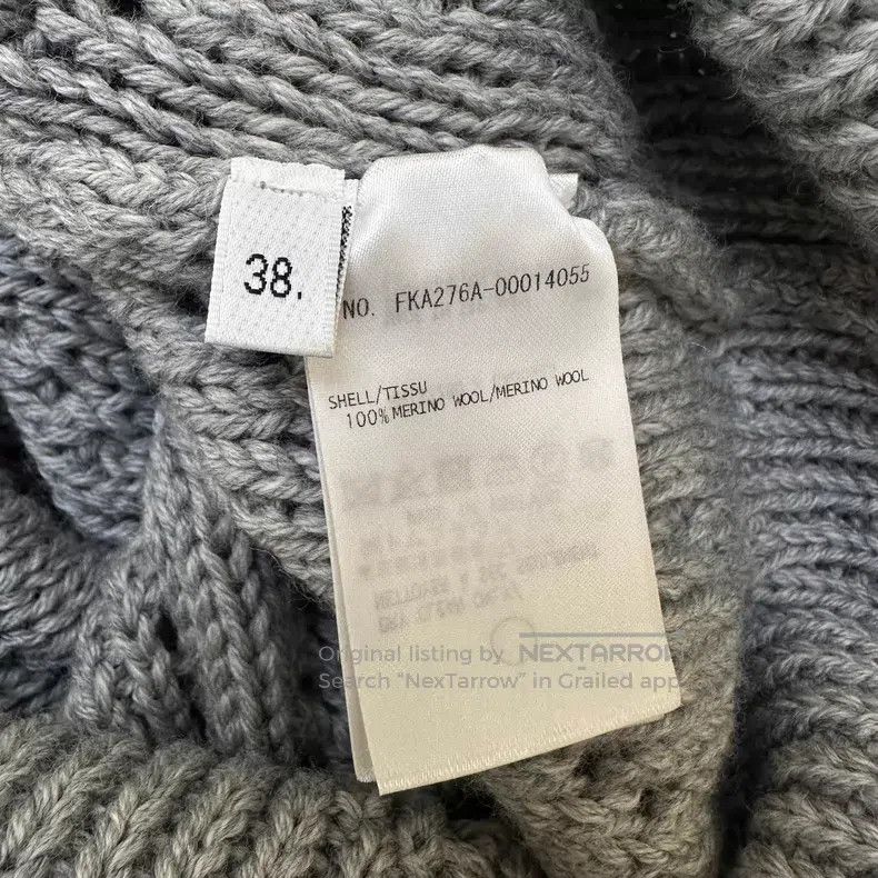 Thom Browne Thom Browne Herringbone Twill Classic Logo Wool Sweater Size XS / US 0-2 / IT 36-38 - 8 Thumbnail