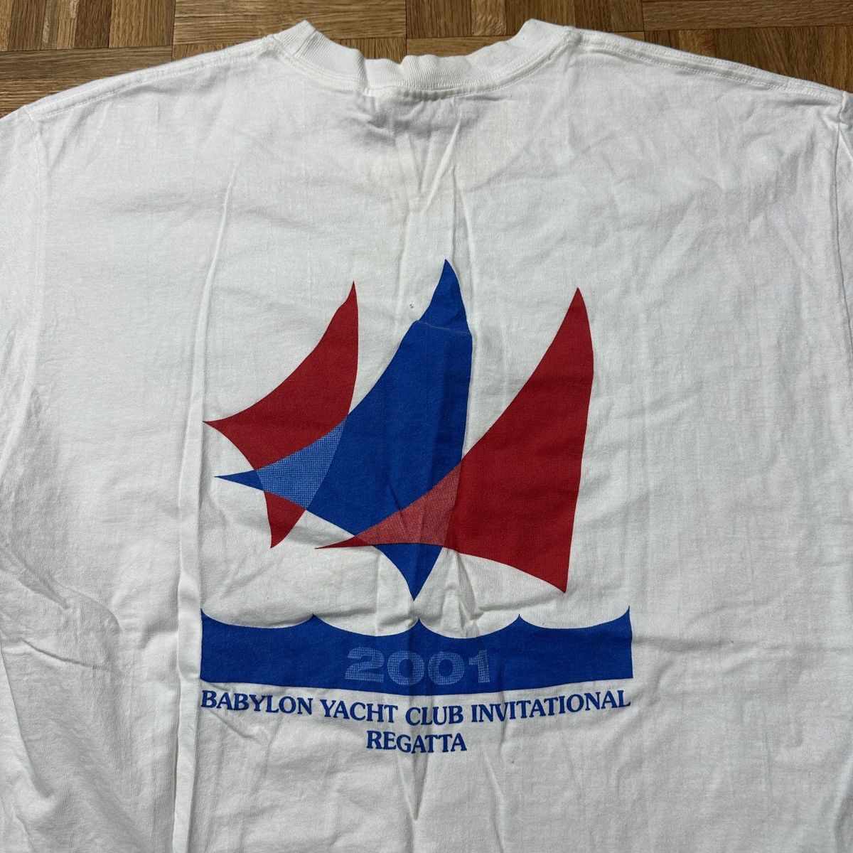 Hanes Vintage 2001 Babylon Regatta tee Size US L / EU 52-54 / 3 - 3 Thumbnail