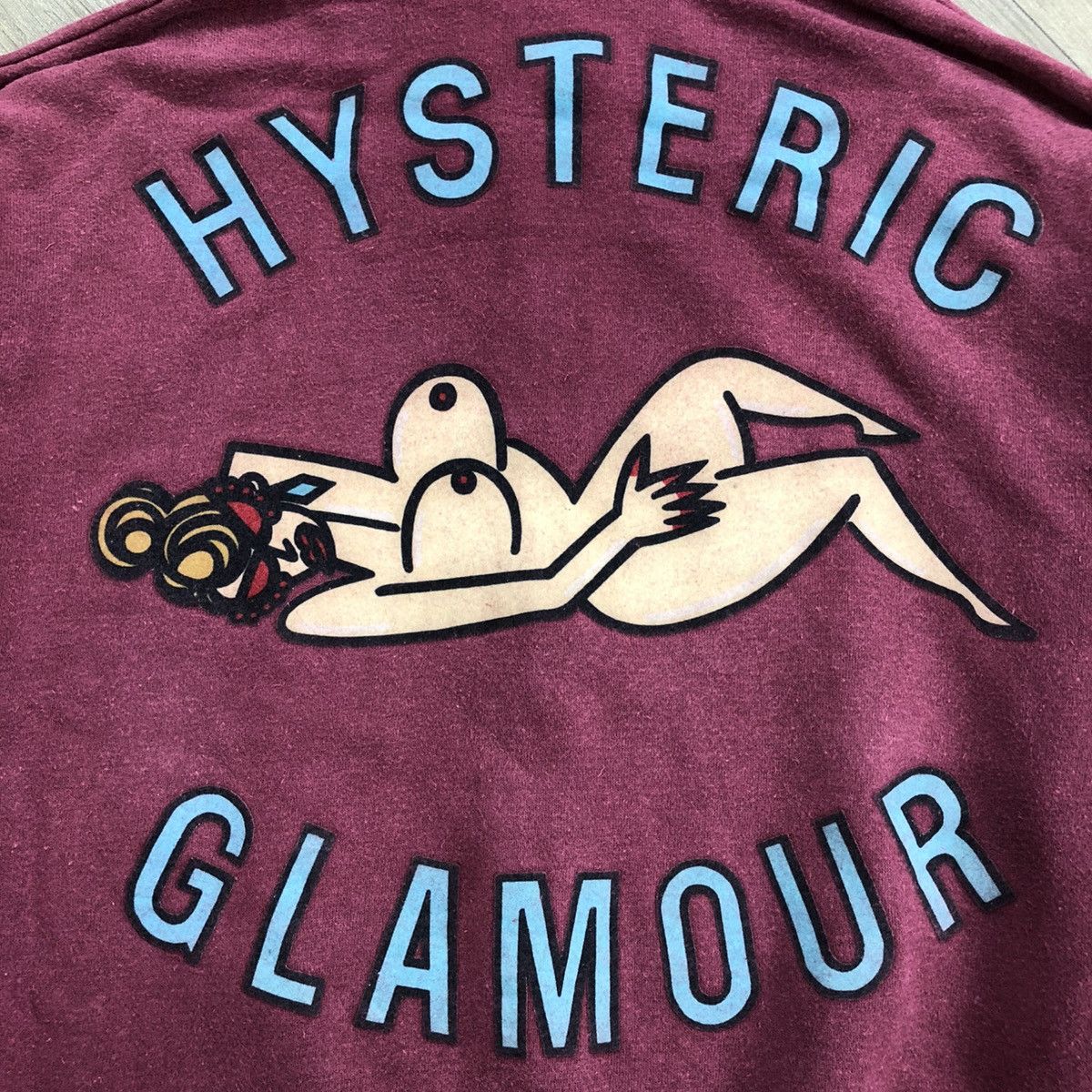 Hysteric Glamour × Japanese Brand Vintage Hysteric Glamour Iconic Women Sleep Zipper Hoodie Size US L / EU 52-54 / 3 - 3 Thumbnail