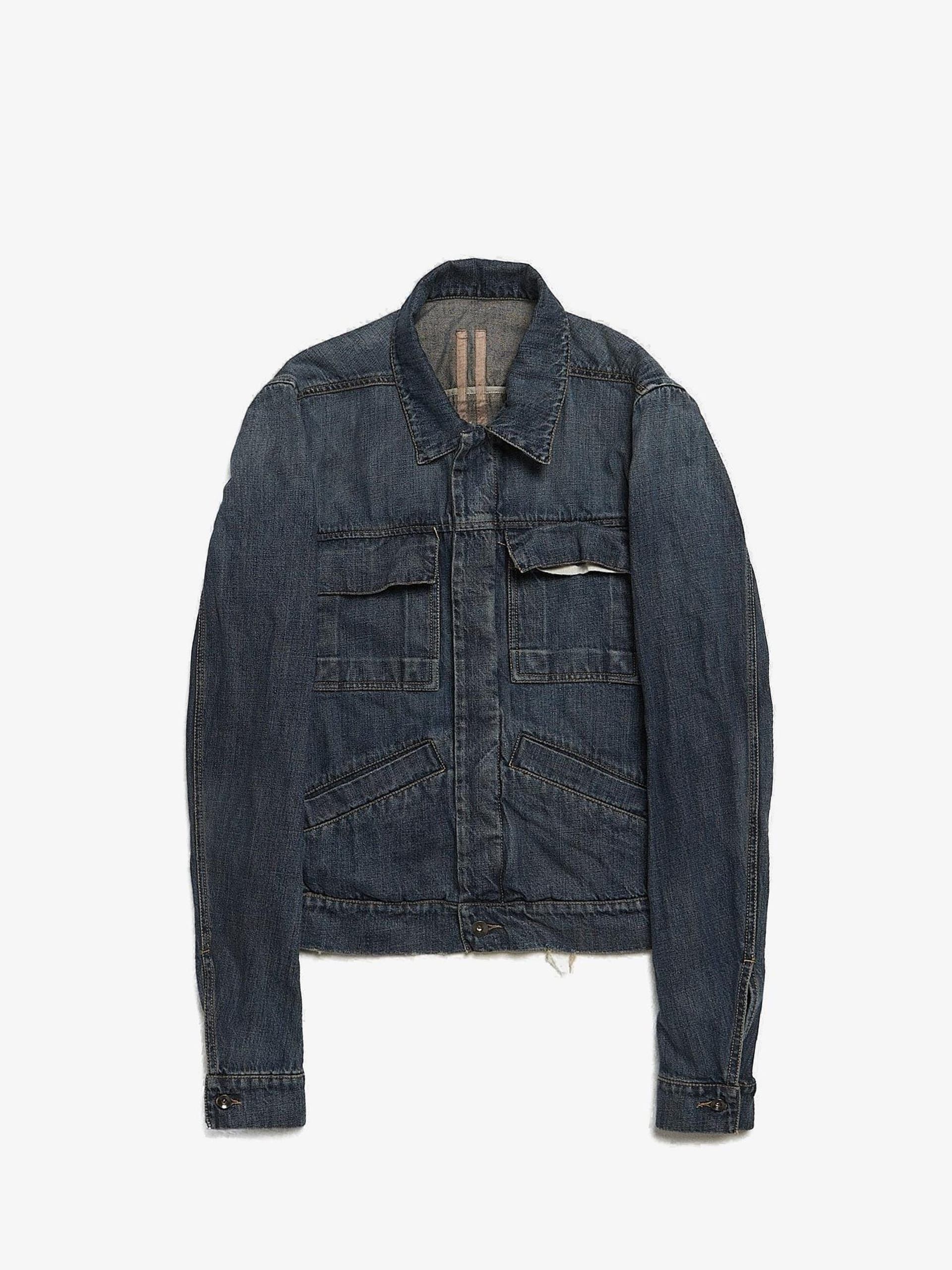 Blue Washed Concordia Denim Cotton Jacket